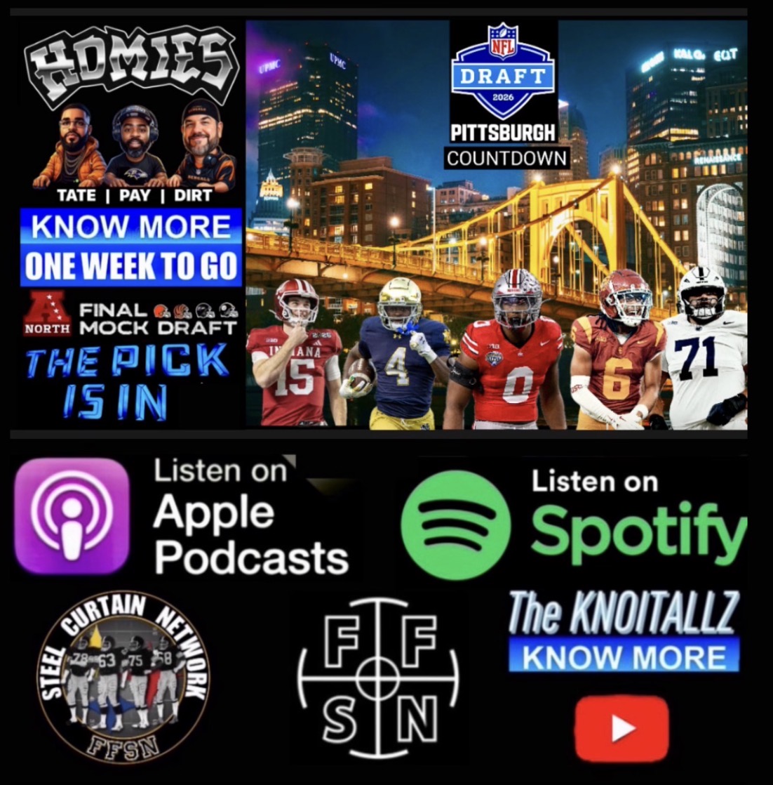 Homies: BIG Smoke AFC North Final Mock Draft