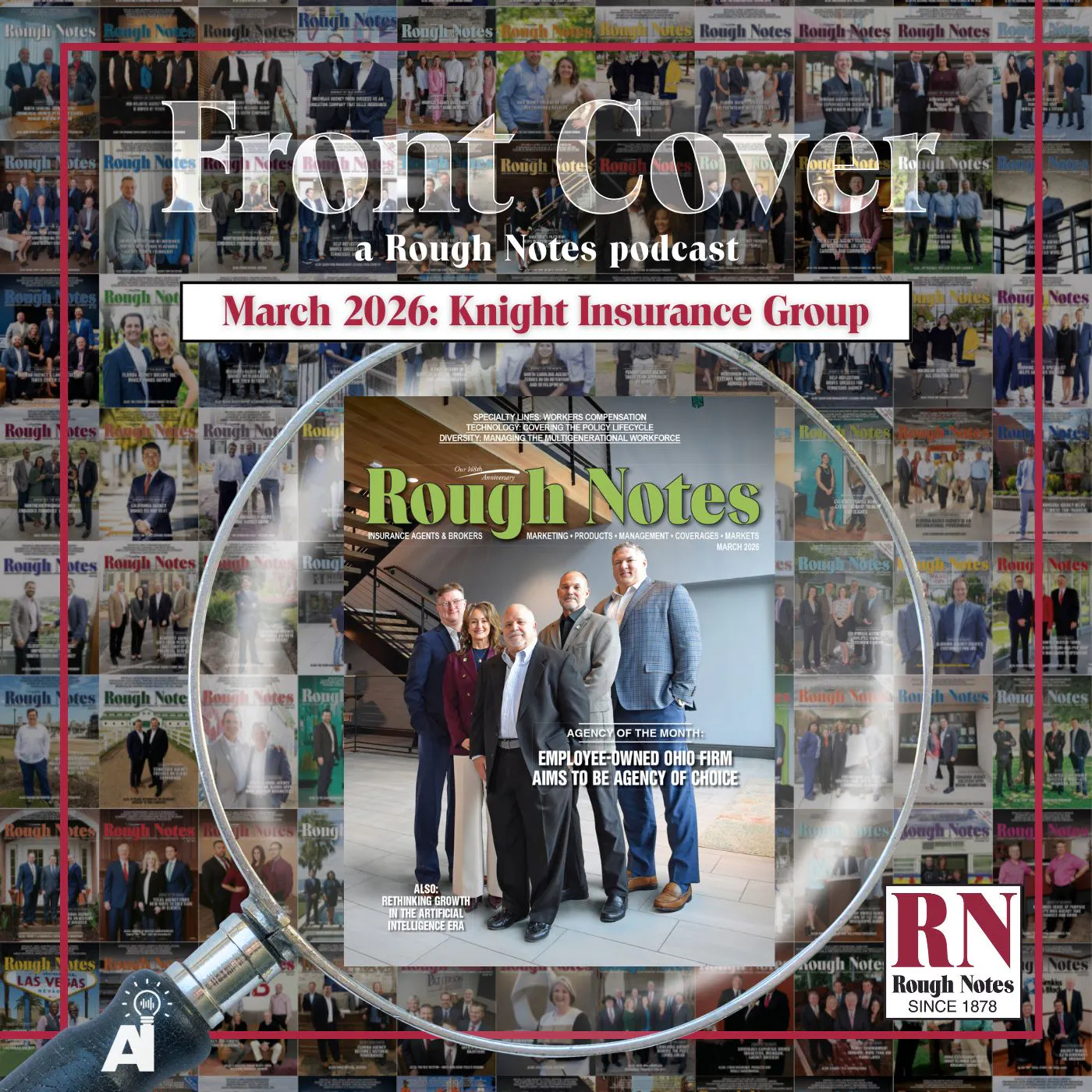 Rough Notes Front Cover, March 2026: Diane Keil-Hipp, Knight Insurance Group episode artwork