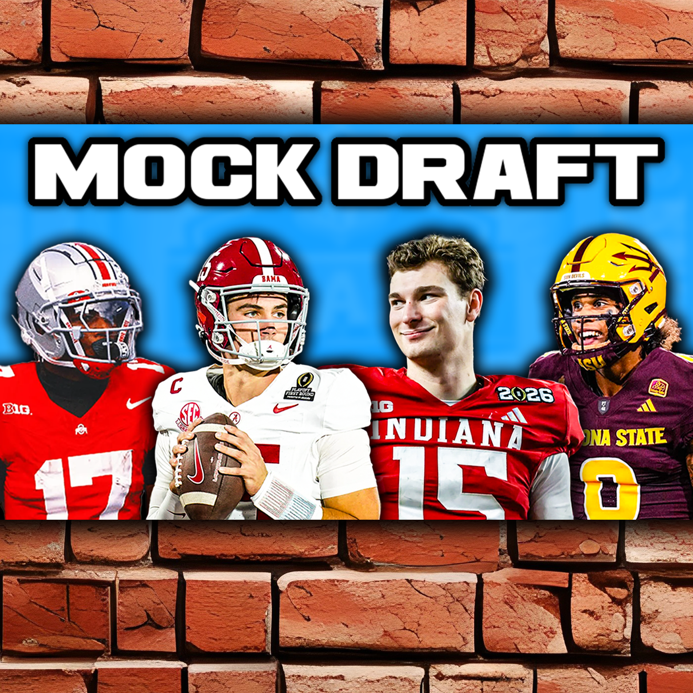 2026 NFL Mock Draft Post Super Bowl With Trades episode artwork