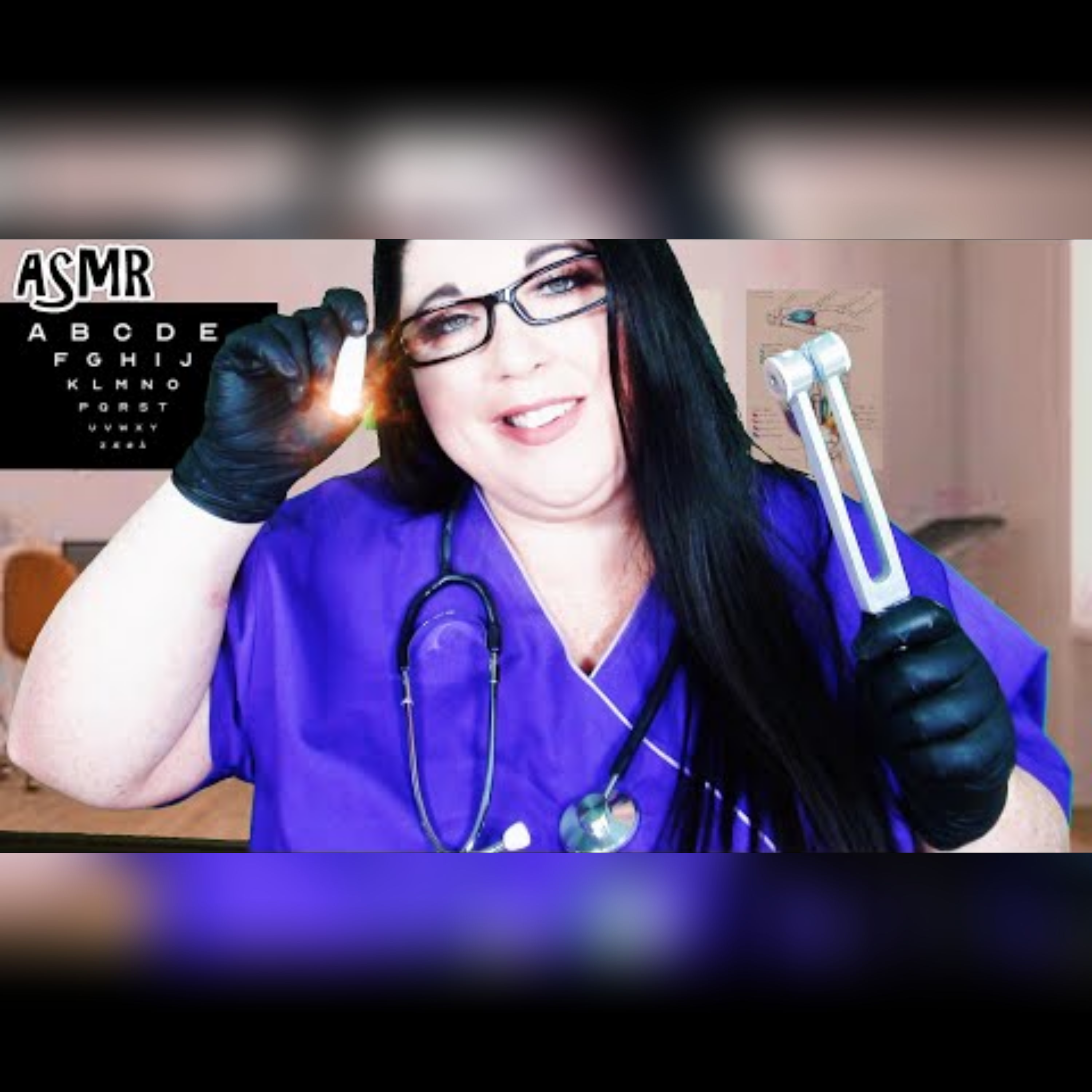 ASMR Cranial Nerve Exam Medical Roleplay (Soft Spoken) (Gloves, Light Triggers, Personal Attention) episode artwork