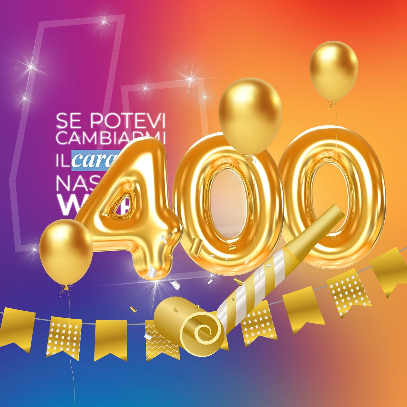 Ep. 400 - Quattrocento di questi giorni, Marcè! 🎉 episode artwork