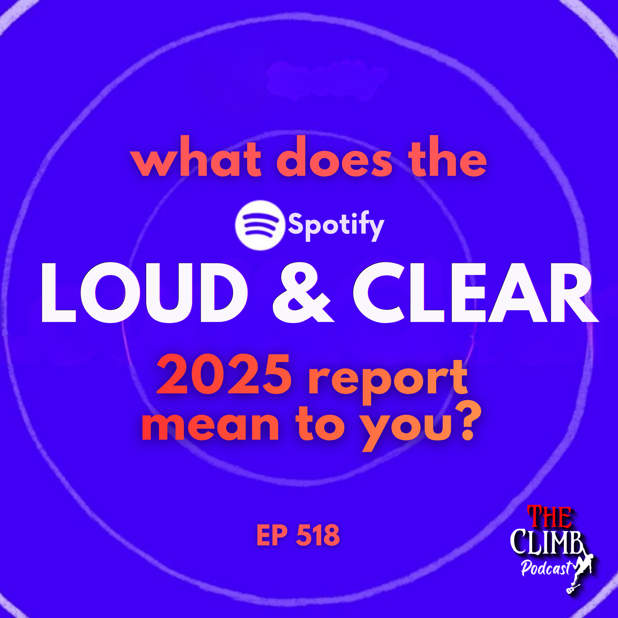 Ep 518: What Does The 2025 Spotify Loud & Clear Report Mean To You?