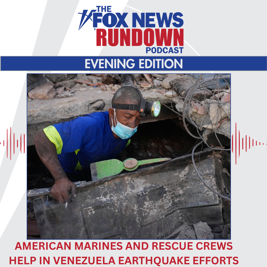 Evening Edition: American Marines And Rescue Crews Help In Venezuela Earthquake Efforts