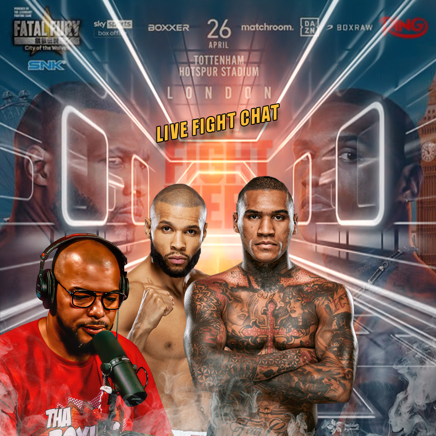 ☎️Chris Eubank Jr Vs. Conor Benn Live Fight Chat🔥Born Rivals