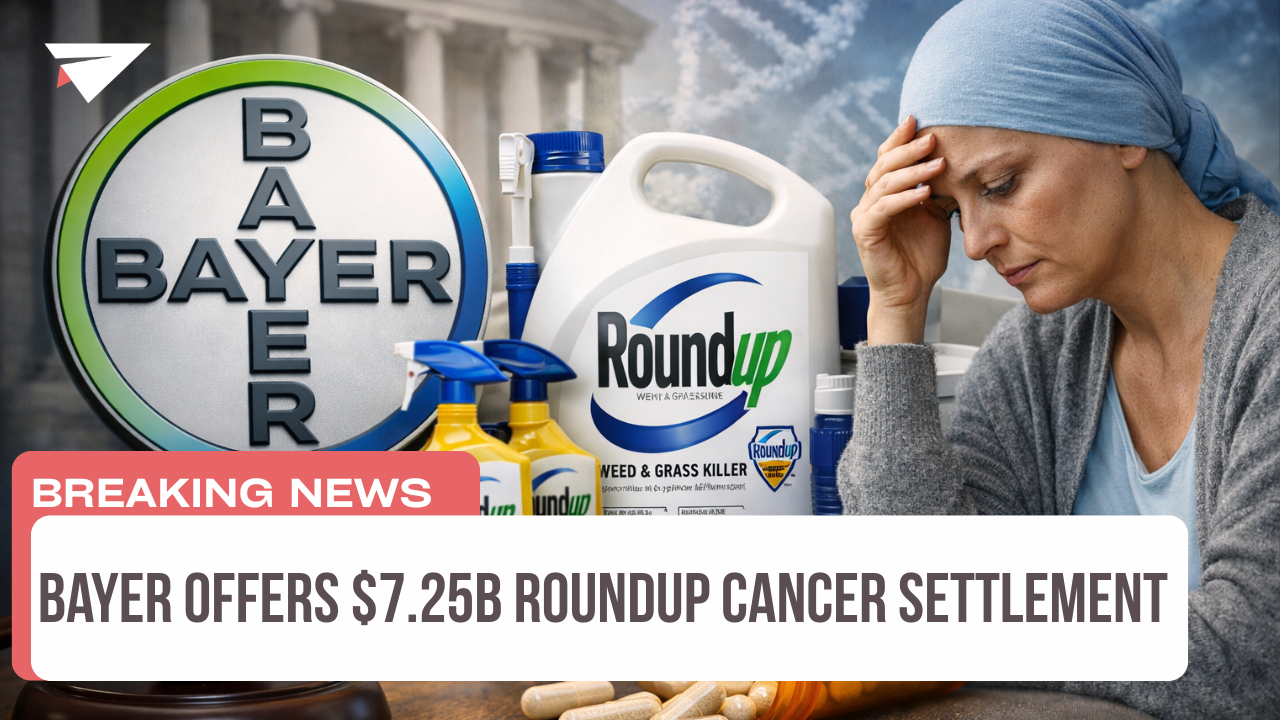 Bayer Offers $7.25B Roundup Cancer Settlement, Breaking News