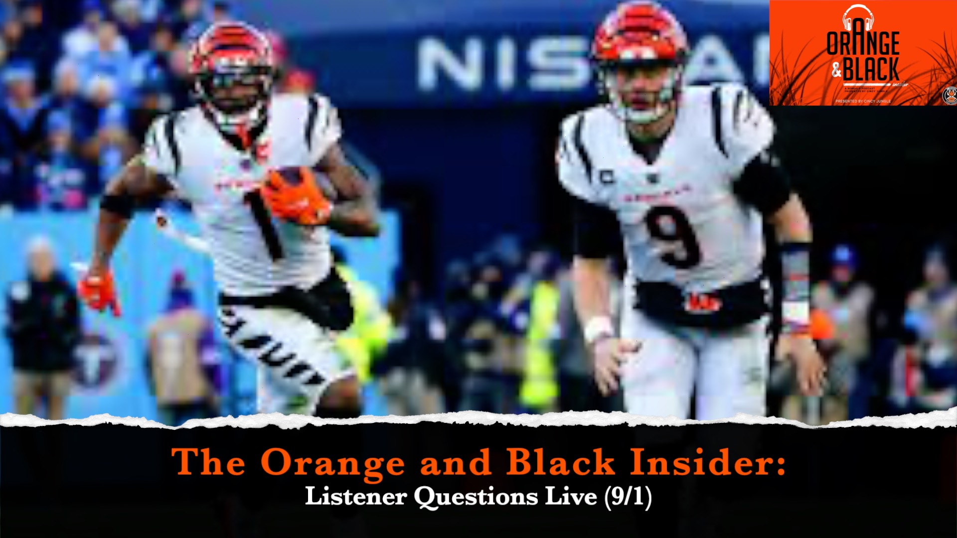 The Orange and Black Insider Bengals Podcast: Listener Questions Live (9/1) episode artwork