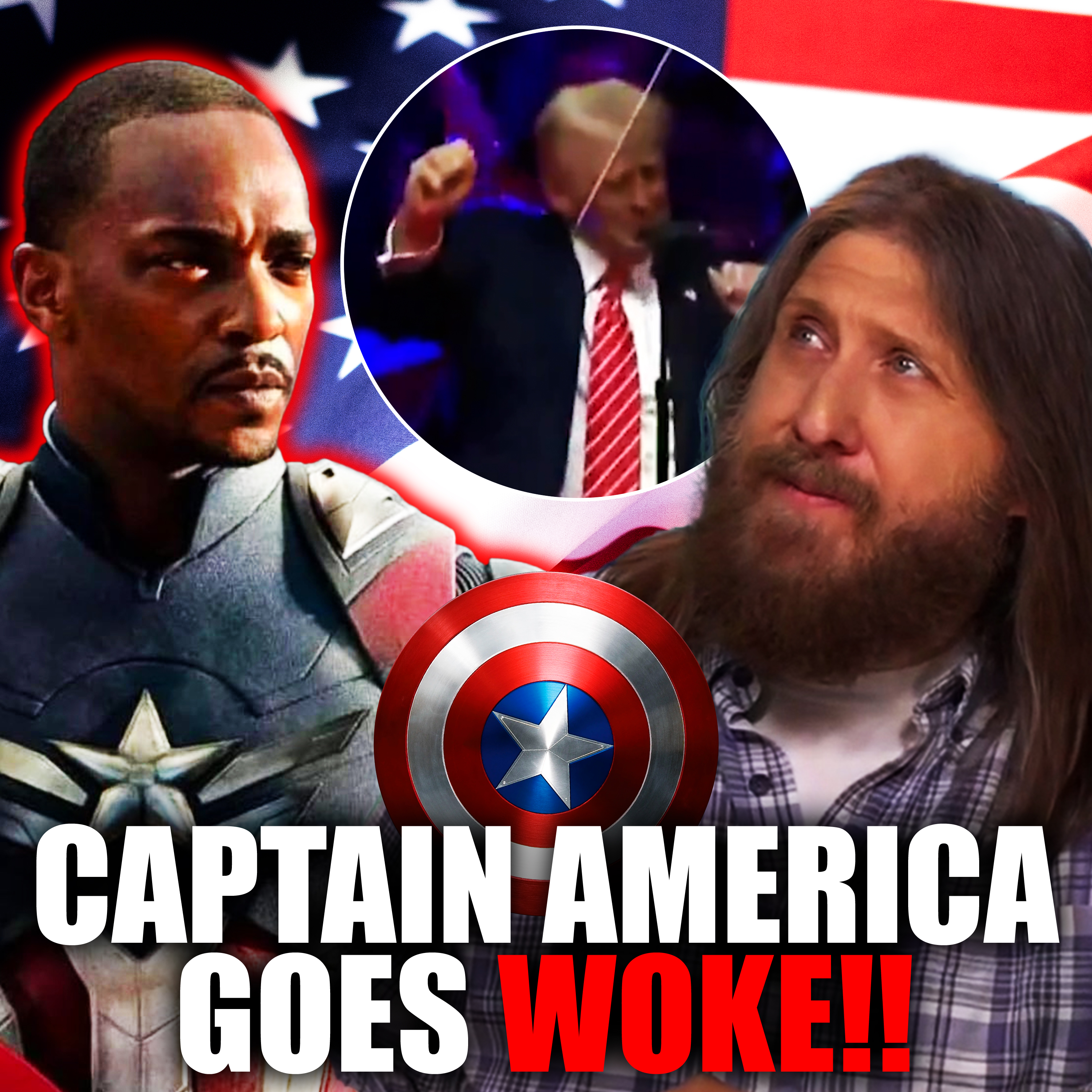 Captain America Goes Woke, All-Time American Super 70s Sports Tweets And Jerry Jones Found A Glory Hole + Charles C.W. Cooke | episode artwork