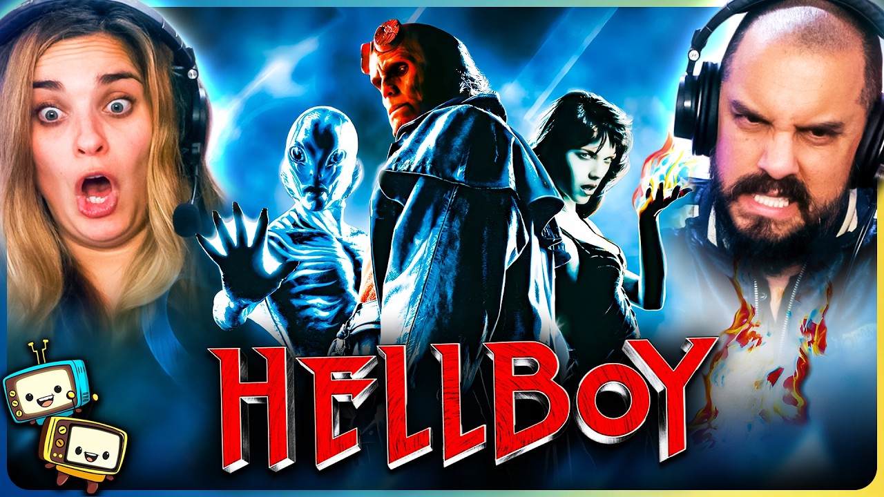 HELLBOY (2004) Movie Reaction! | First Time Watch! | Review & Discussion | Ron Perlman | Selma Blair episode artwork