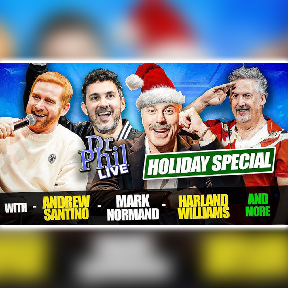 #841 Dr Phil LIVE! Holiday Special with Andrew Santino, Mark Normand, Harland Williams