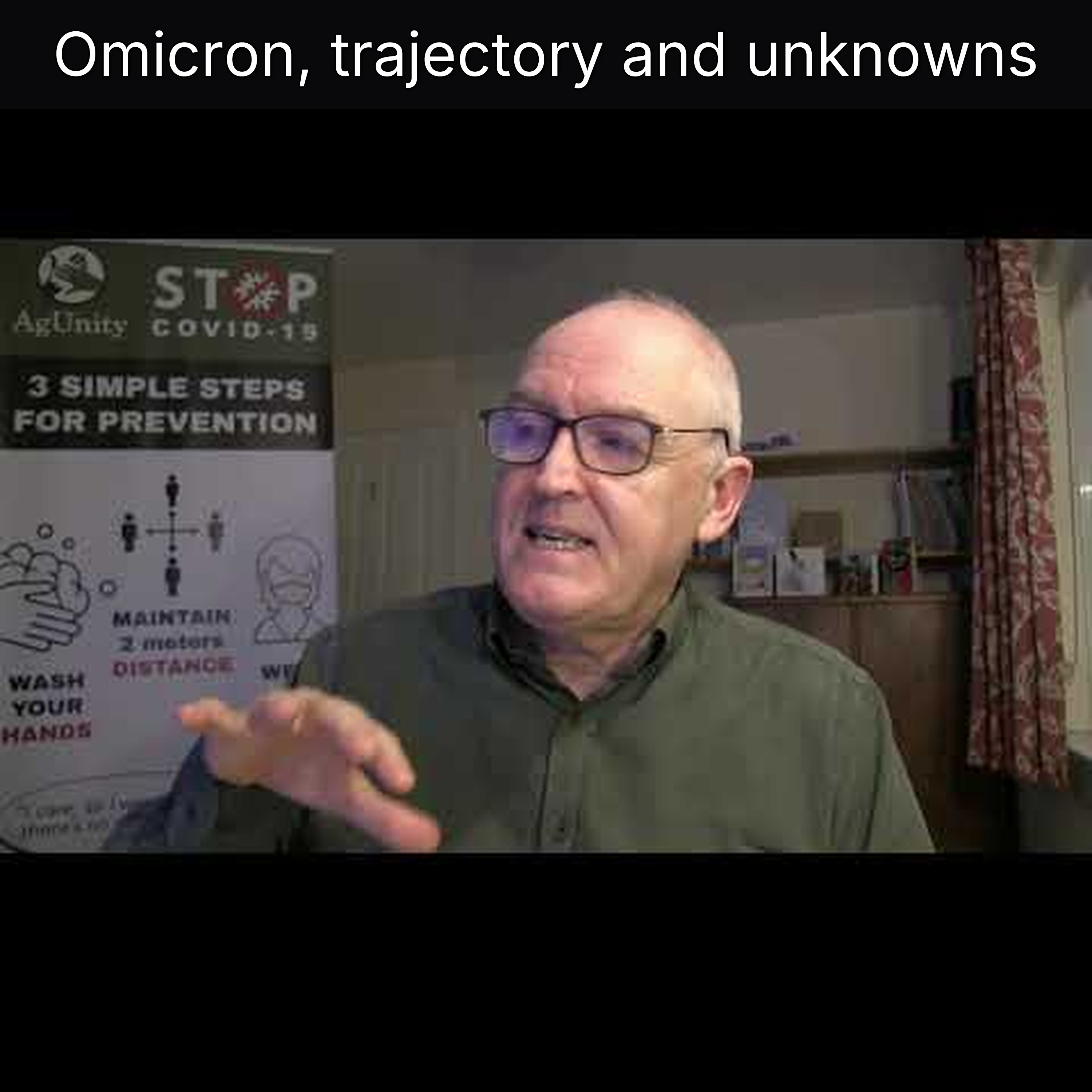 Omicron, trajectory and unknowns