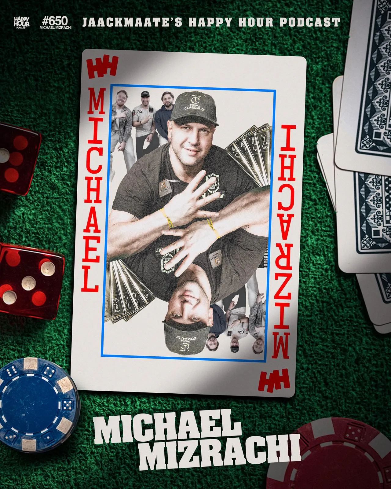 650 - MICHAEL “The Grinder” MIZRACHI - The Man Who Partied Himself Into Poker Hall Of Fame (WSOP Winner) episode artwork