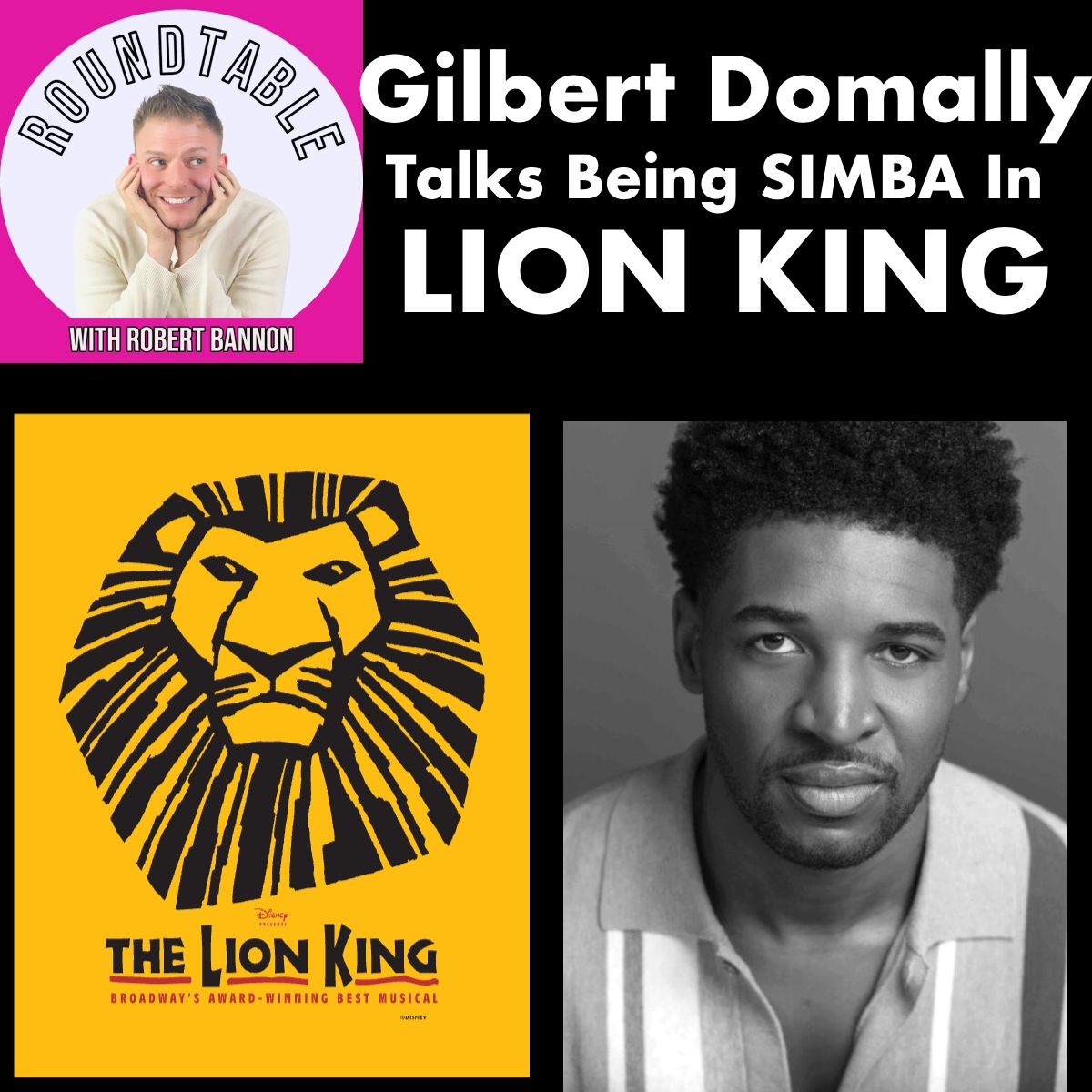 Gilbert Domally Leads The Lion King Tour As Simba On The National Tour!