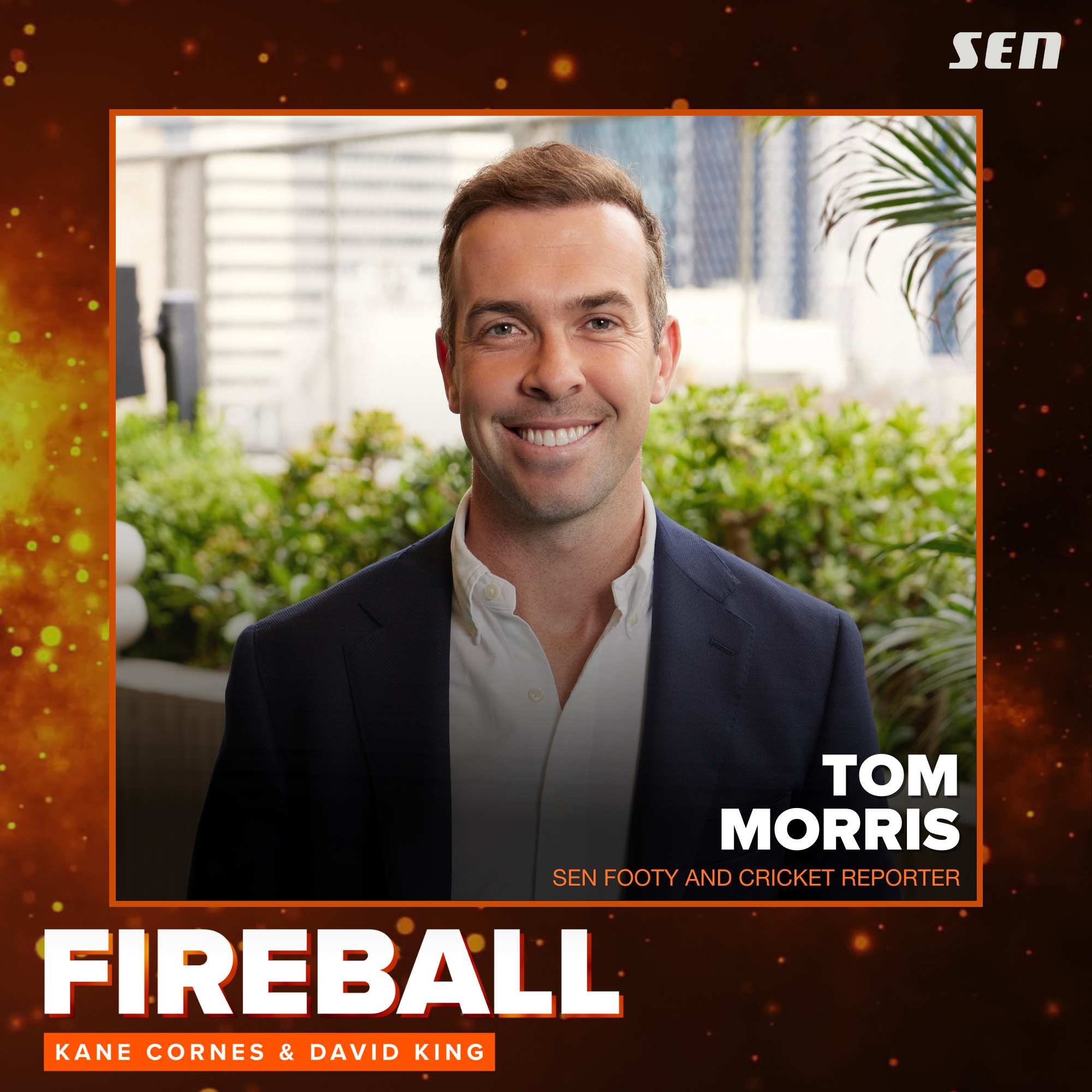 SEN footy reporter Tom Morris in the studio (06.03.26)