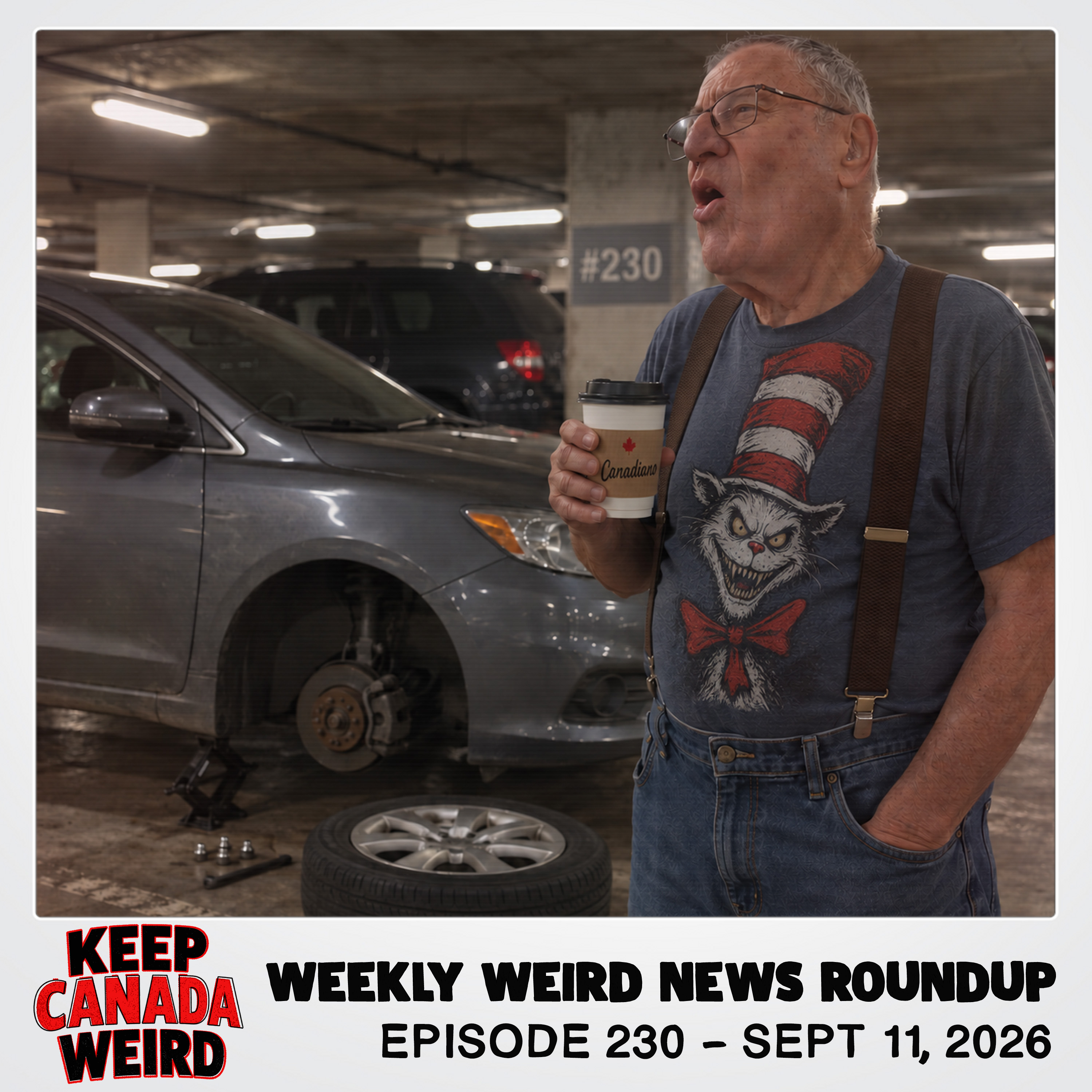 KEEP CANADA WEIRD - 230 - 2026/09/11 - Lugnut Nuts, Canadiano, Yo-Da-Ley-He-Who, Cat in the Hat episode artwork