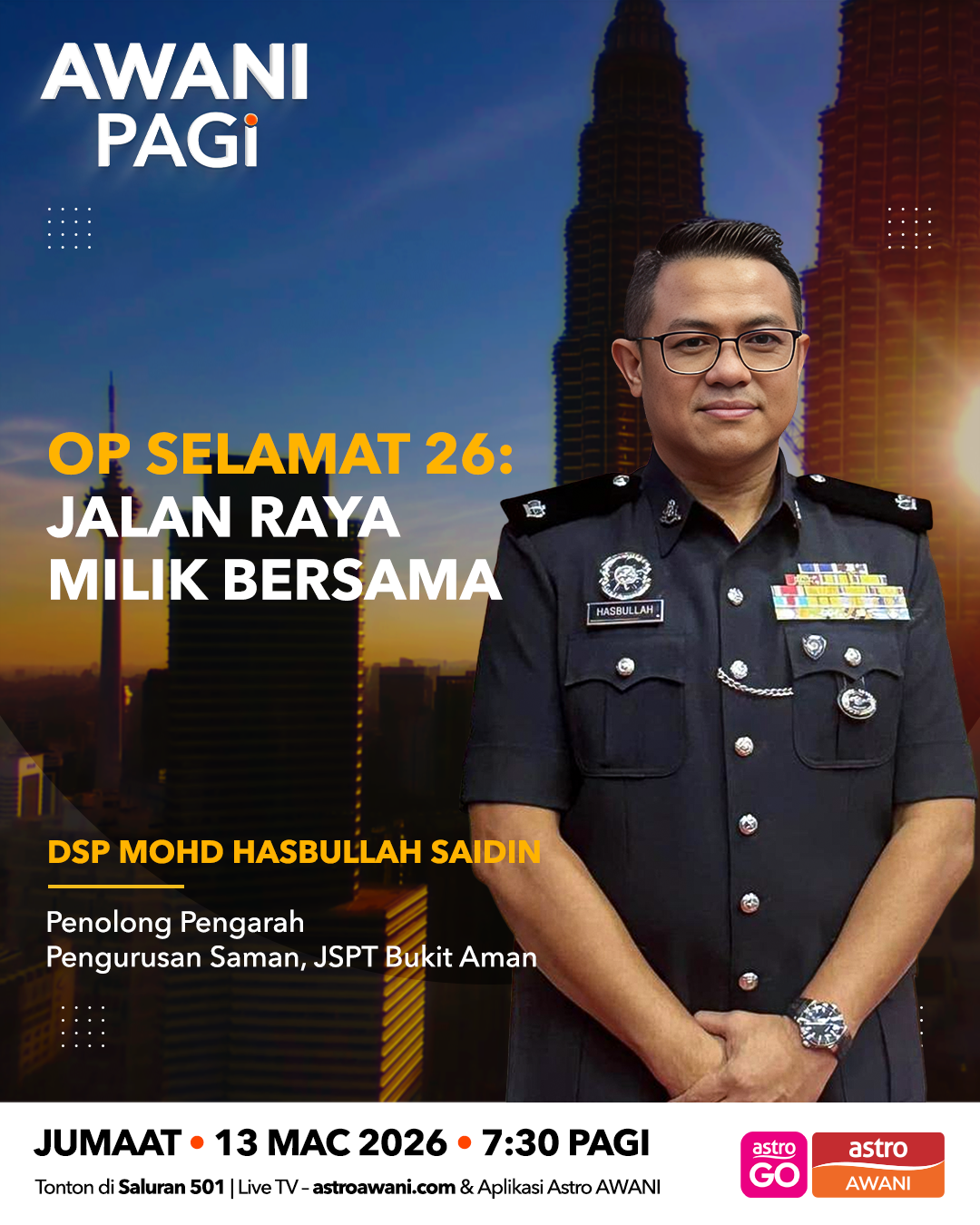 AWANI Pagi: Op Selamat 26 | Jalan raya milik bersama