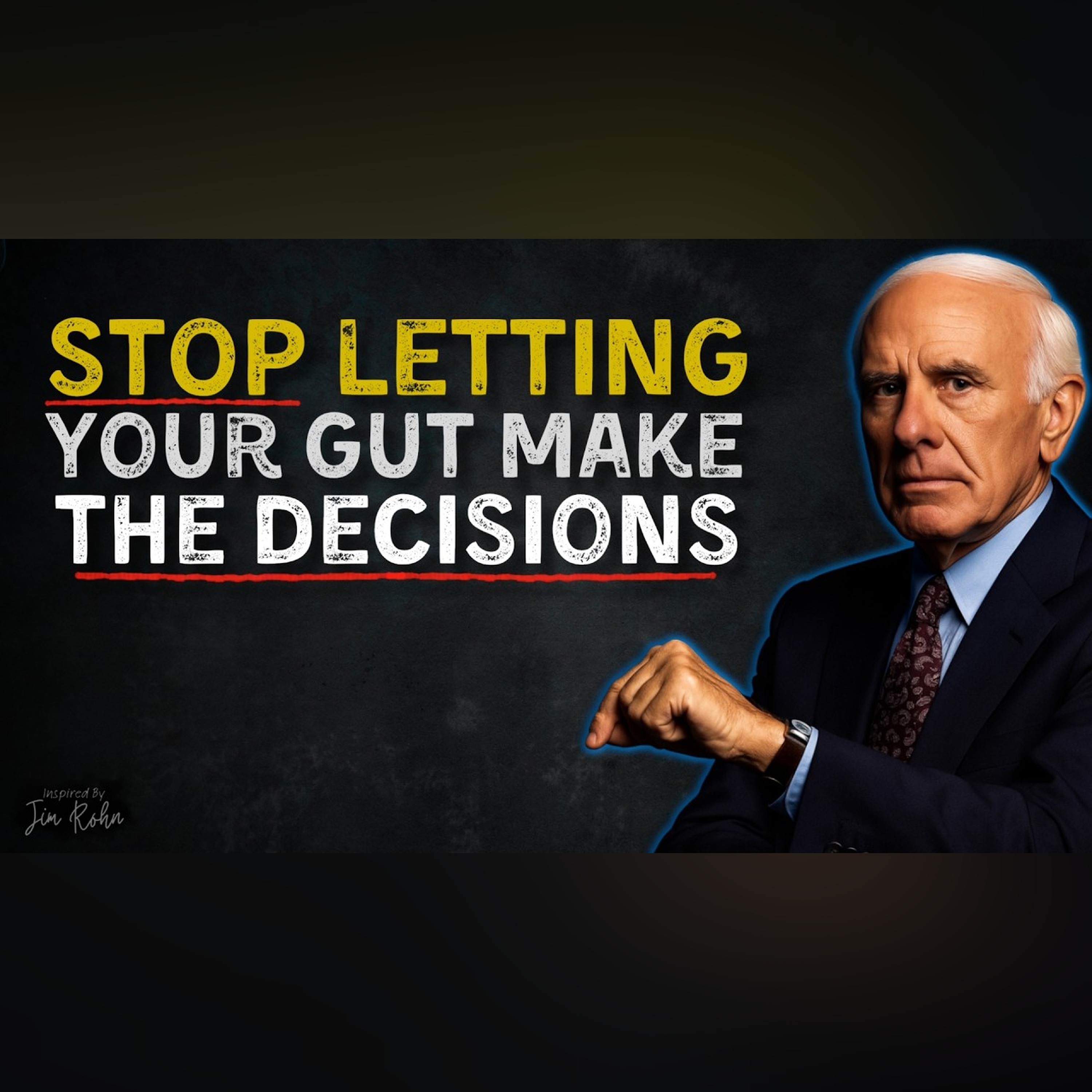 Stop Making Decisions Before You Start Thinking | Jim Rohn Motivation
