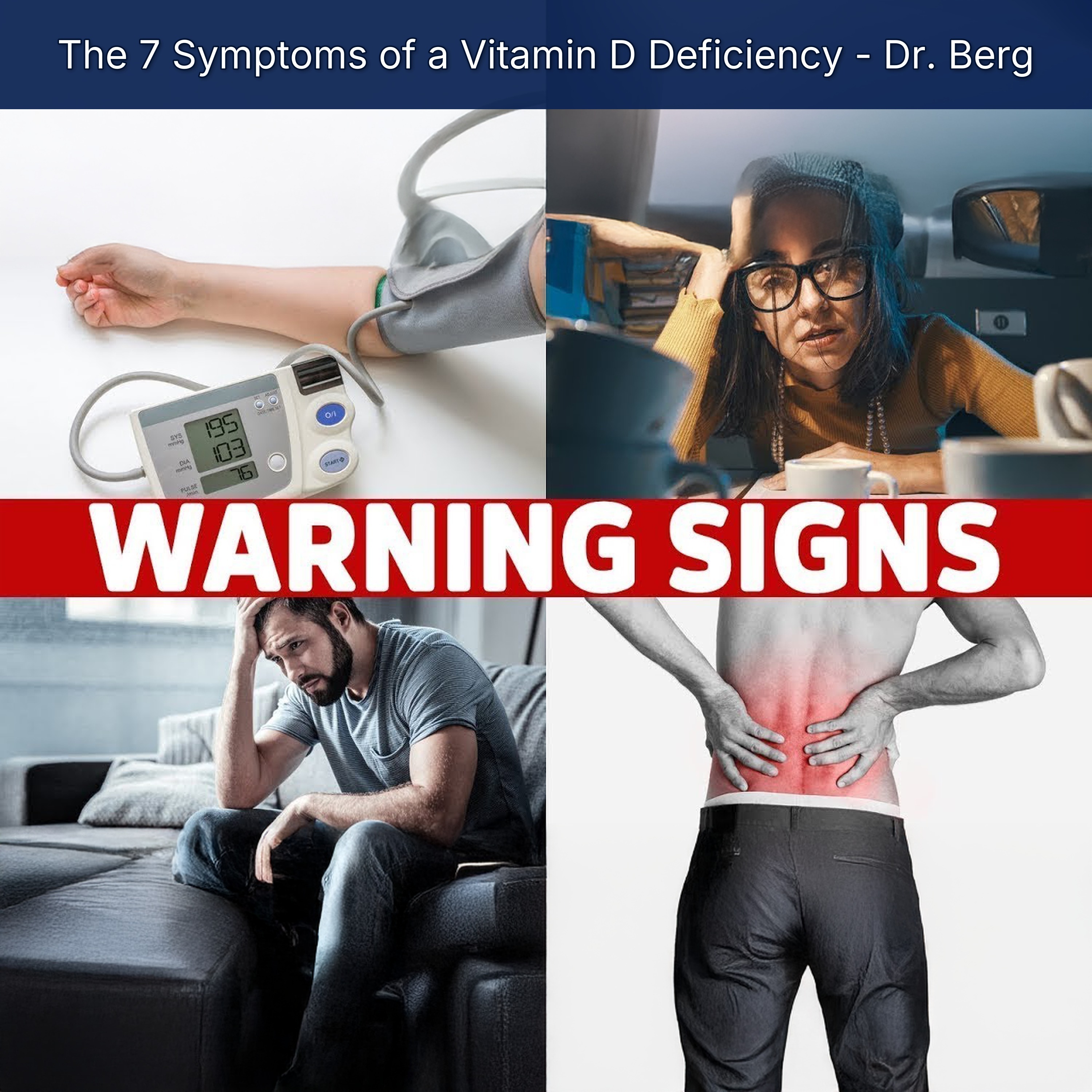 The 7 Symptoms of a Vitamin D Deficiency - Dr. Berg