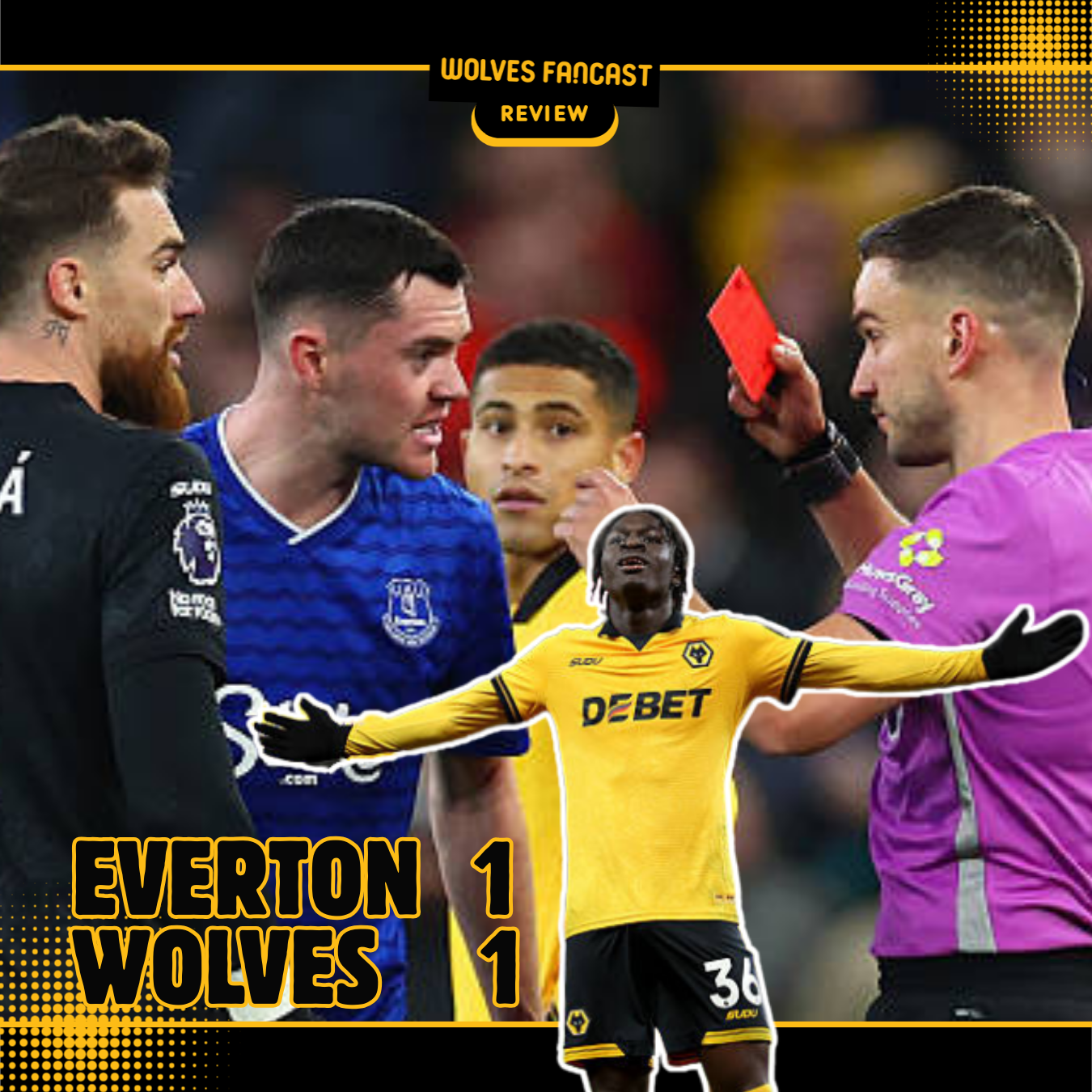 The Mane, The Ref, and the Madness ● Everton 1 Wolves 1 Review episode artwork