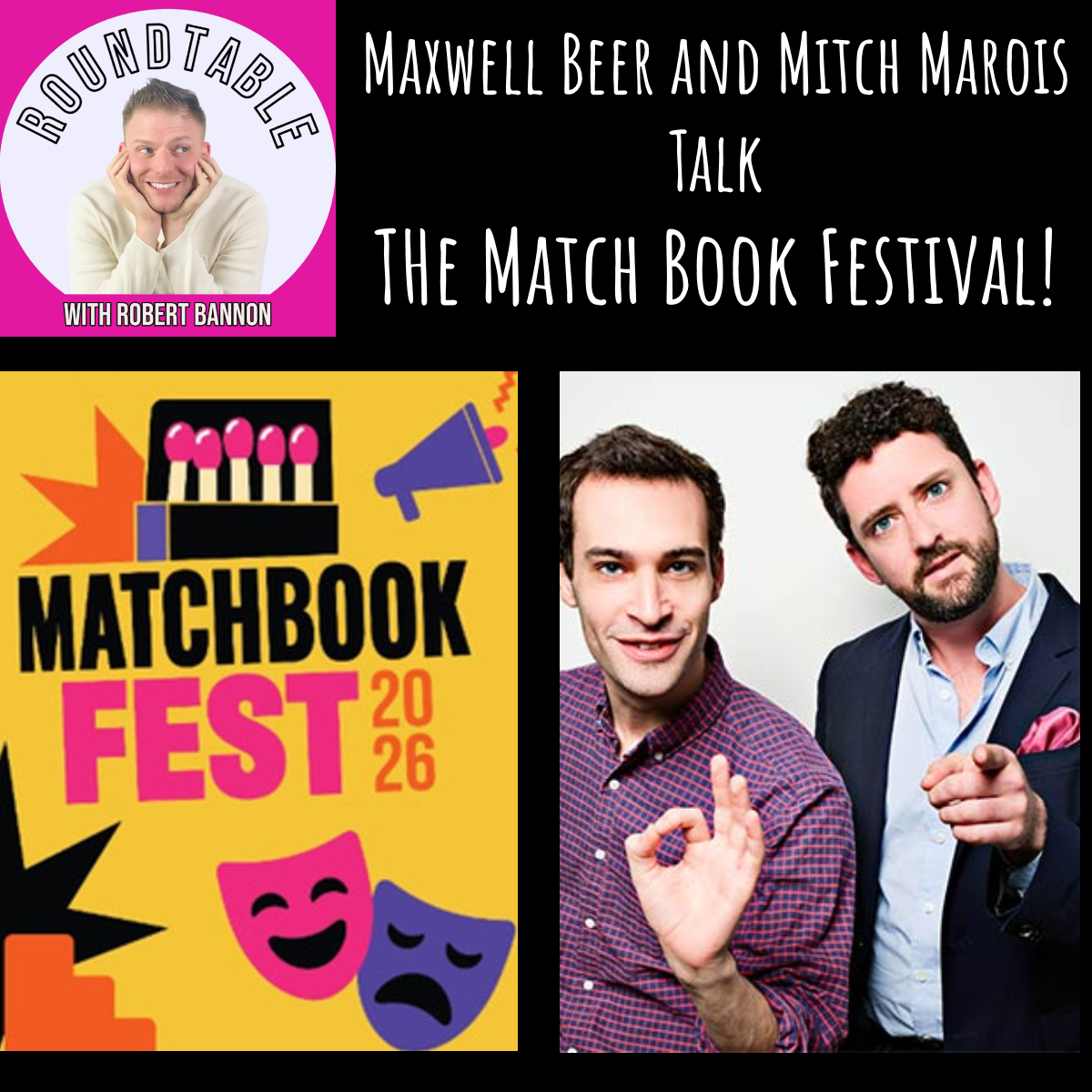 Maxwell Beer & Mitch Marois Talk MATCHBOOK FEST 2026!
