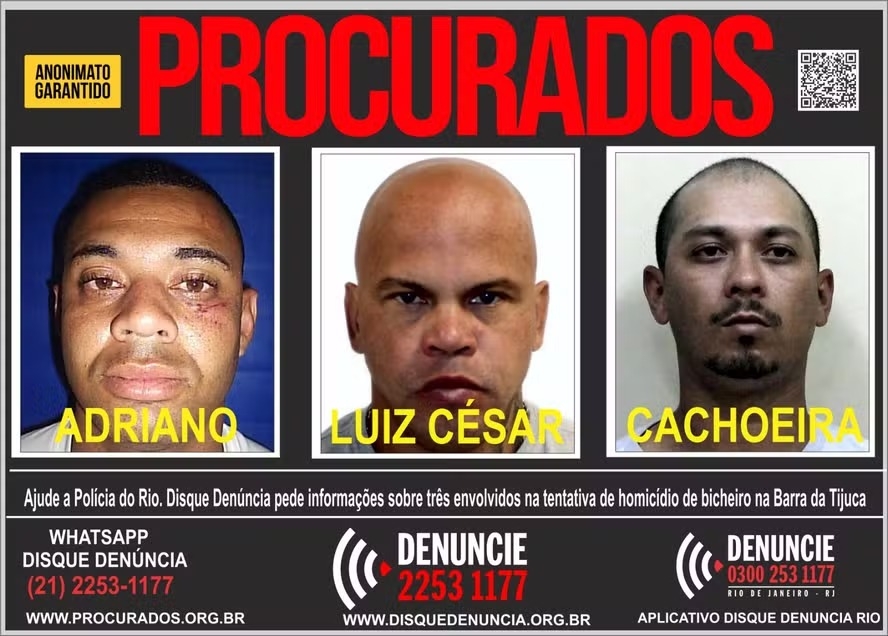 Operação mira envolvidos na tentativa de assassinato do bicheiro Vinicius Drumond