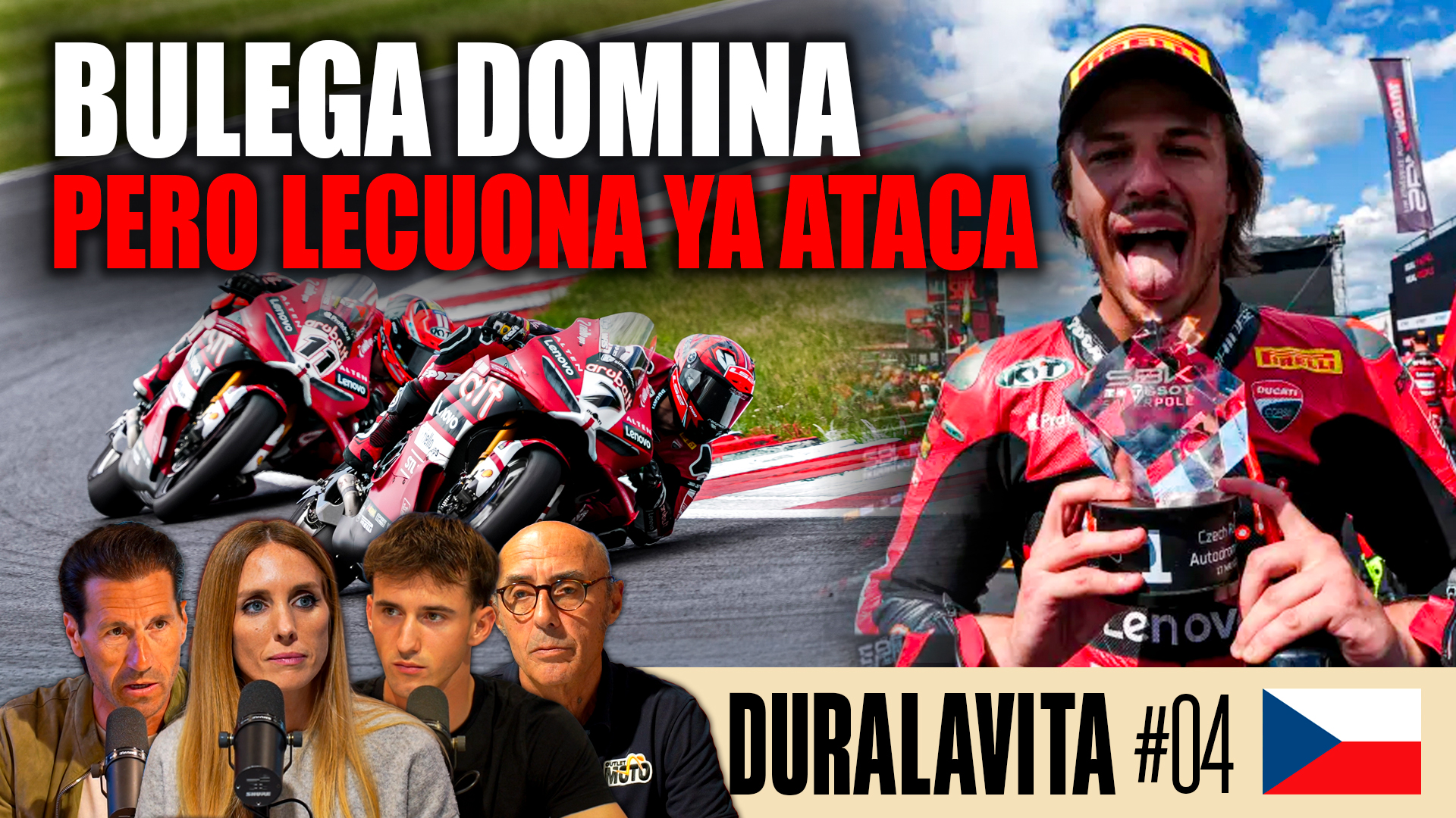BULEGA ES IMPARABLE: Aunque LECUONA ya le planta cara | DURALAVITA Superbikes episode artwork