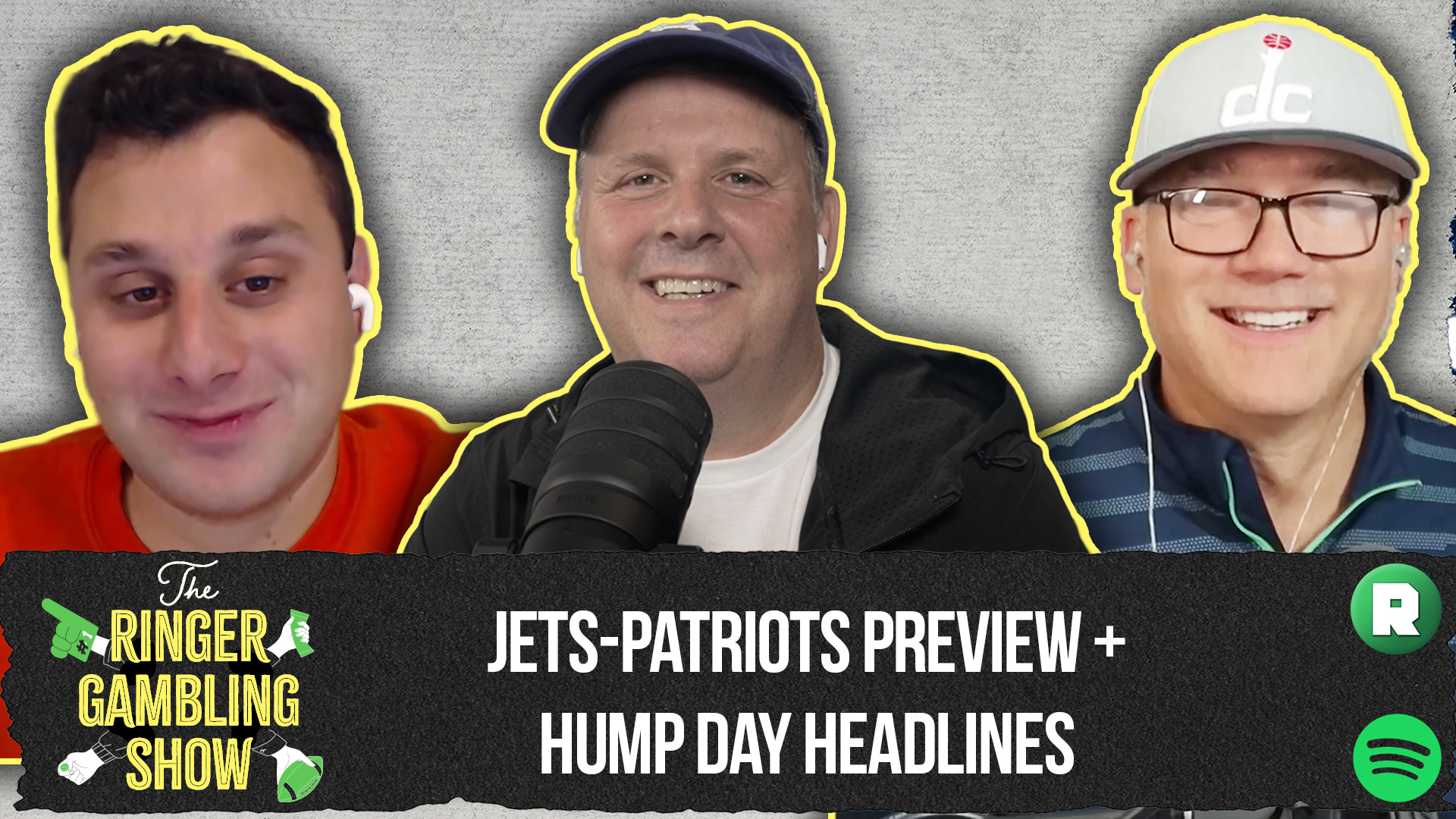 Jets-Patriots Preview, Week 12 College Football, and Hump Day Headlines | The Ringer Gambling Show