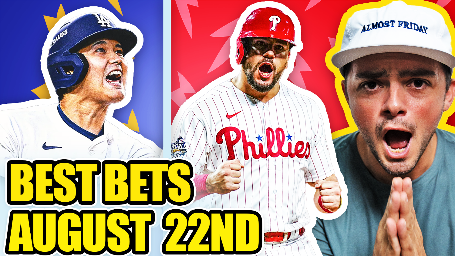 +2000 Six Leg MLB/NCAAF Parlay
