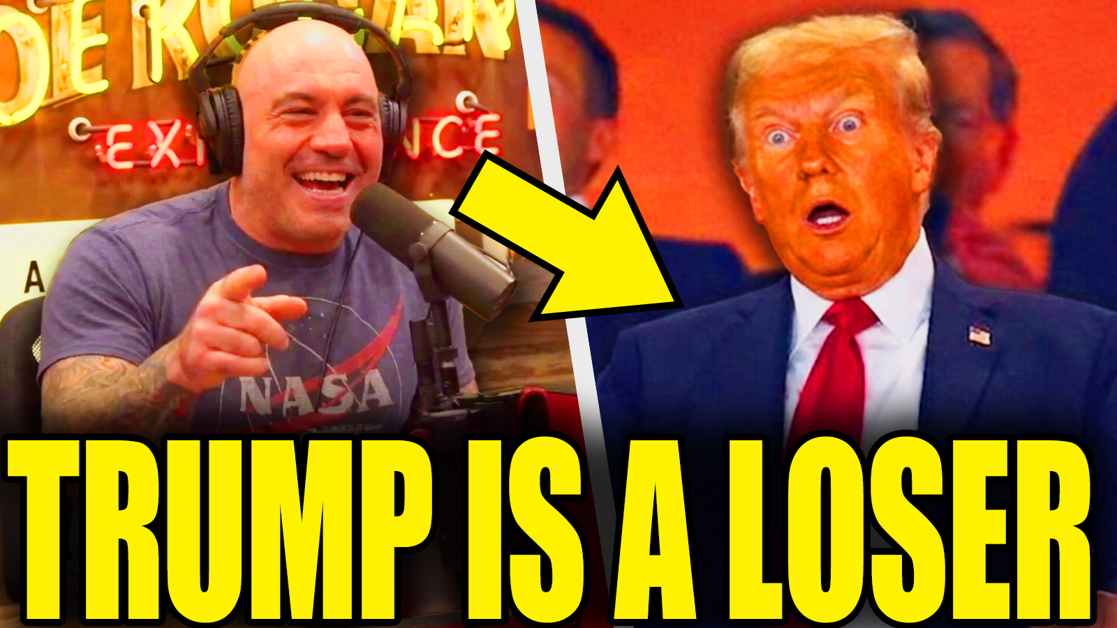 Trump Collapses As Rogan Mocks Him Over Booing