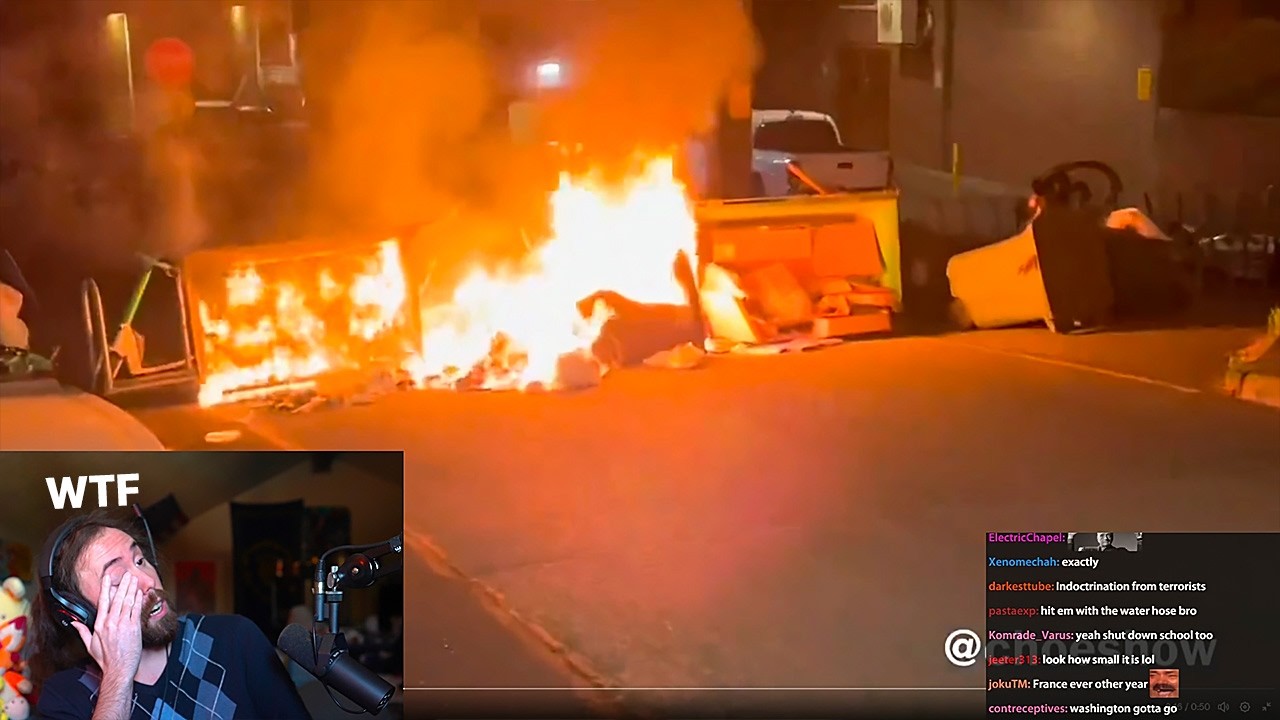 "Peaceful protests" got so much worse | Asmongold TV