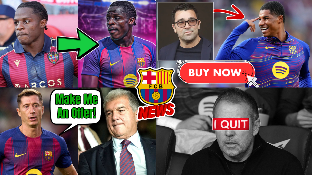 Etta Eyong TOP TARGET💣| Rashford Purchase OPTION🚨| Lewandowski Future STALL📝| Flick Wants To LEAVING👋 episode artwork