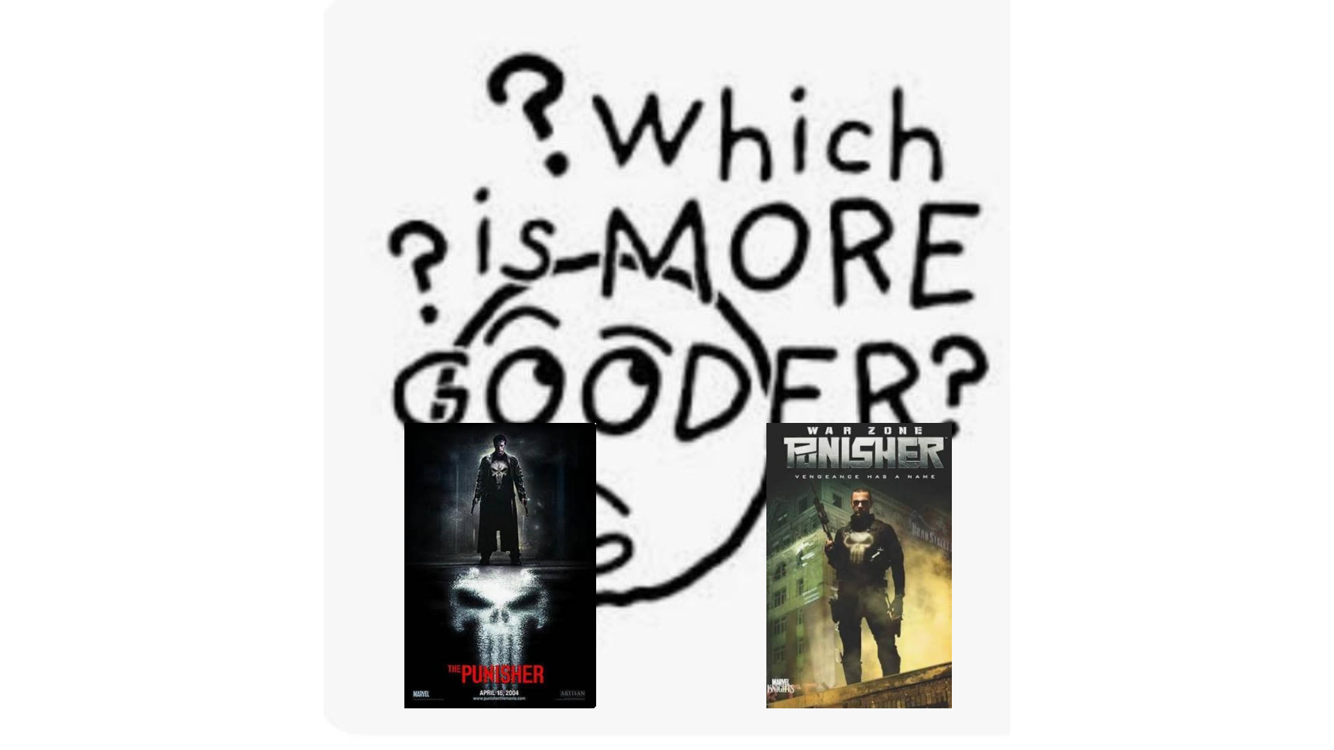 The Punisher (2004) Vs. The Punisher War Zone (2008)