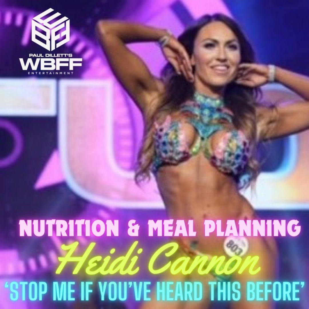 Stop Me... ep131 - WBFF Champ Heidi Cannon talks meal prep & nutrition (03 02 '24)