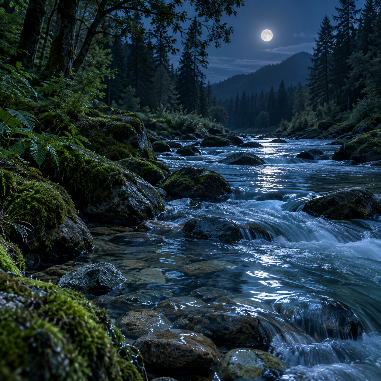 💧 RÍO CLARO, CORRIENTE CONTINUA y PIEDRAS LISAS — 2 H de agua regular para dormir profundamente