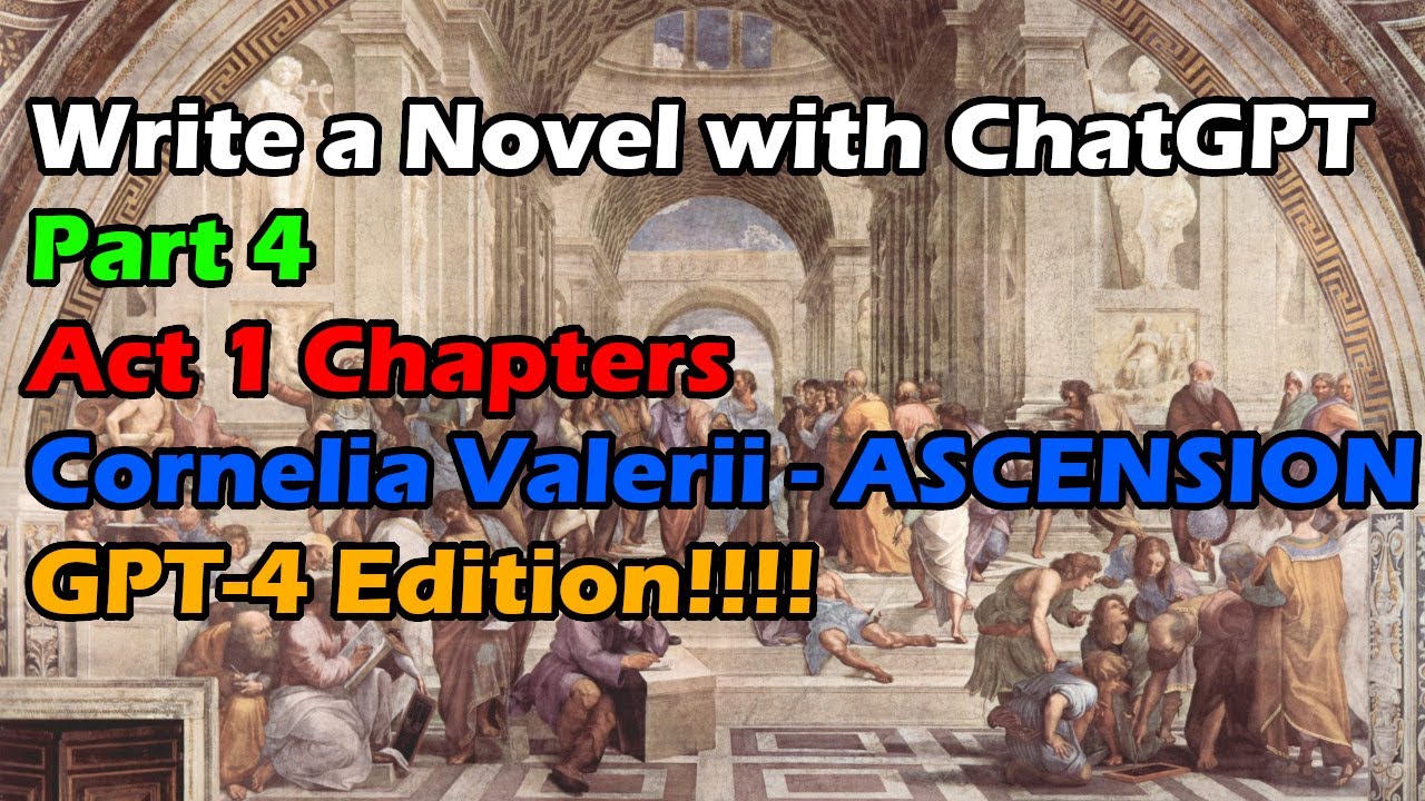 First look! ChatGPT-4 has 32,000 tokens! Continuing work on my ASCENSION novel with the latest! | Artificial Intelligence Masterclass
