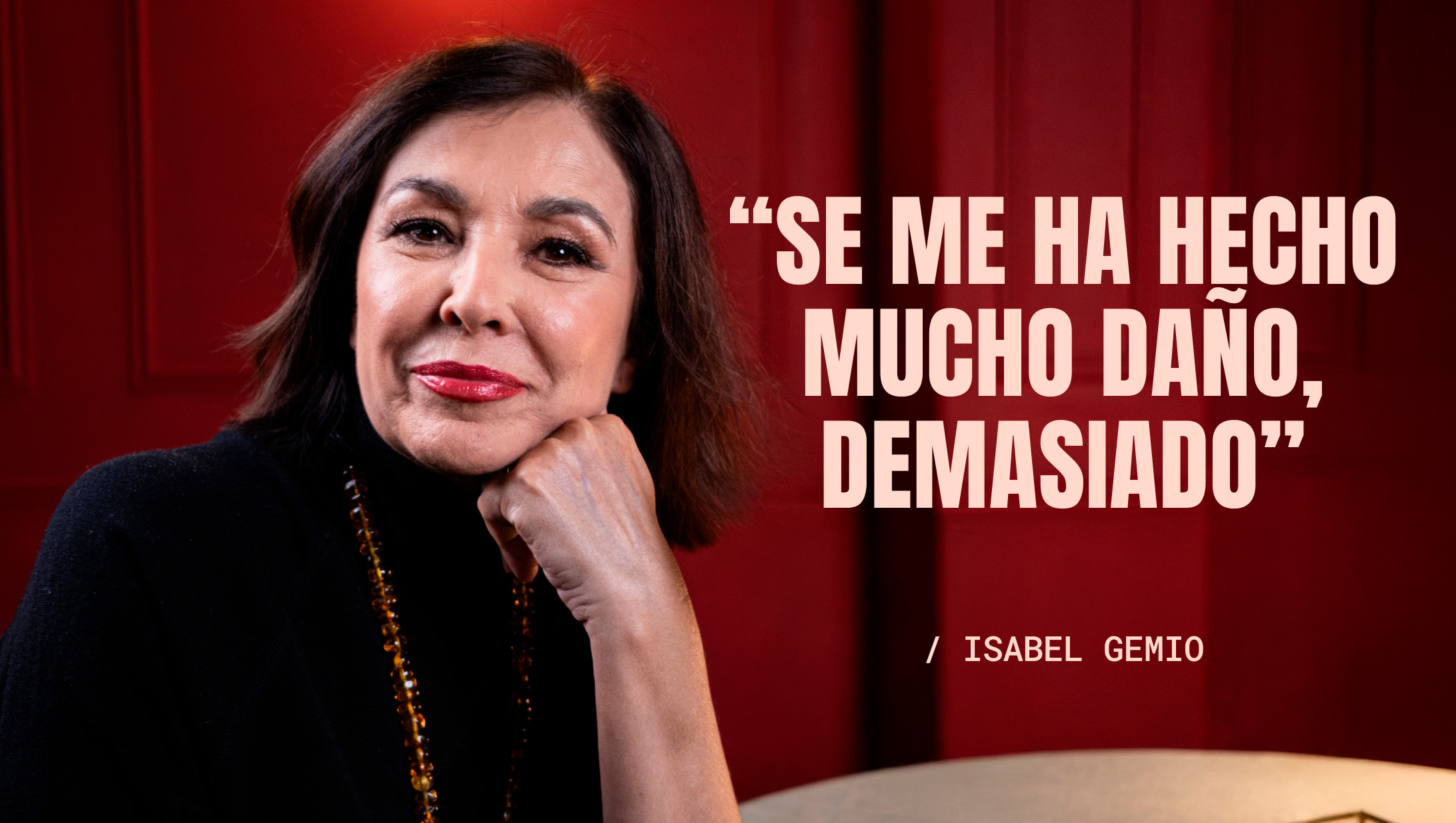 Isabel Gemio: "La televisión no es tan maravillosa como la pintan"
