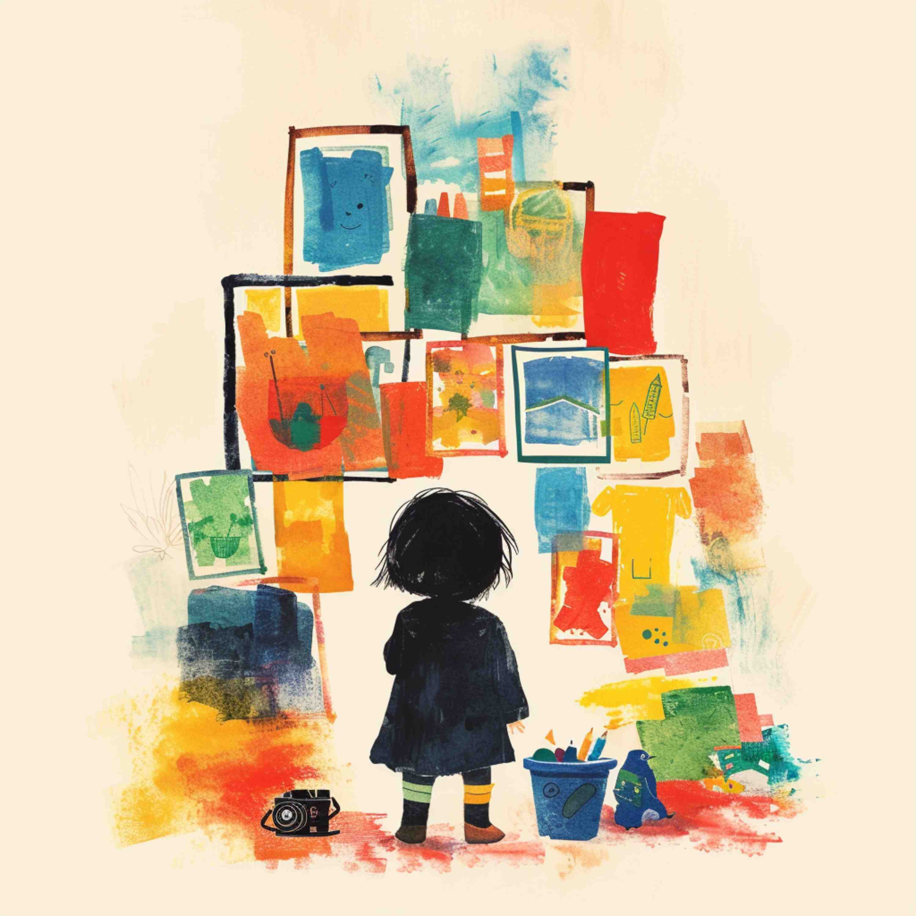 What To Do With Children’s Artwork When You Can’t Keep It All by Antonia Collins of Balance Through Simplicity