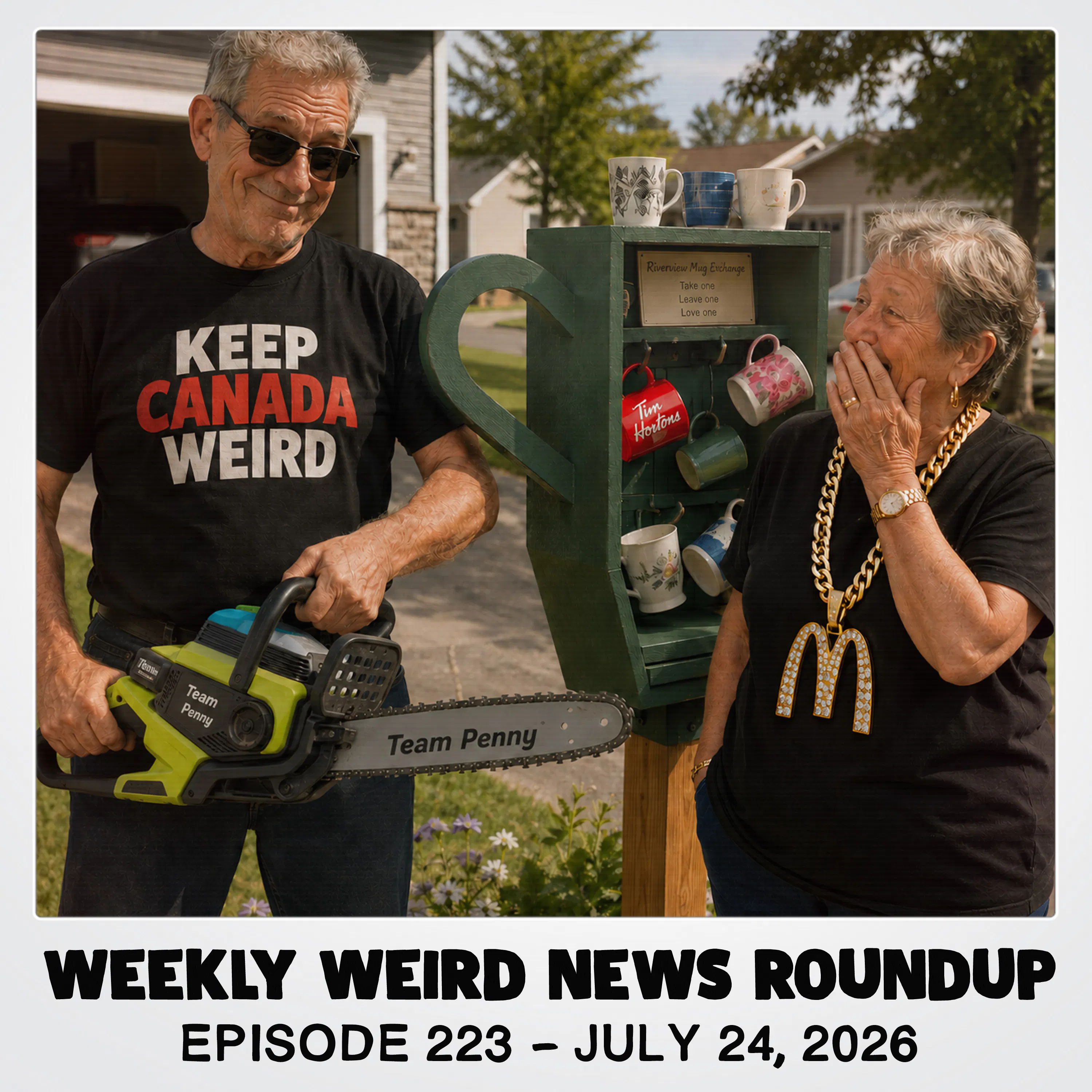 223 - 2026/07/24 - McRetirement, Seniors Behaving Badly, Coffee Cup Library, Road Work episode artwork
