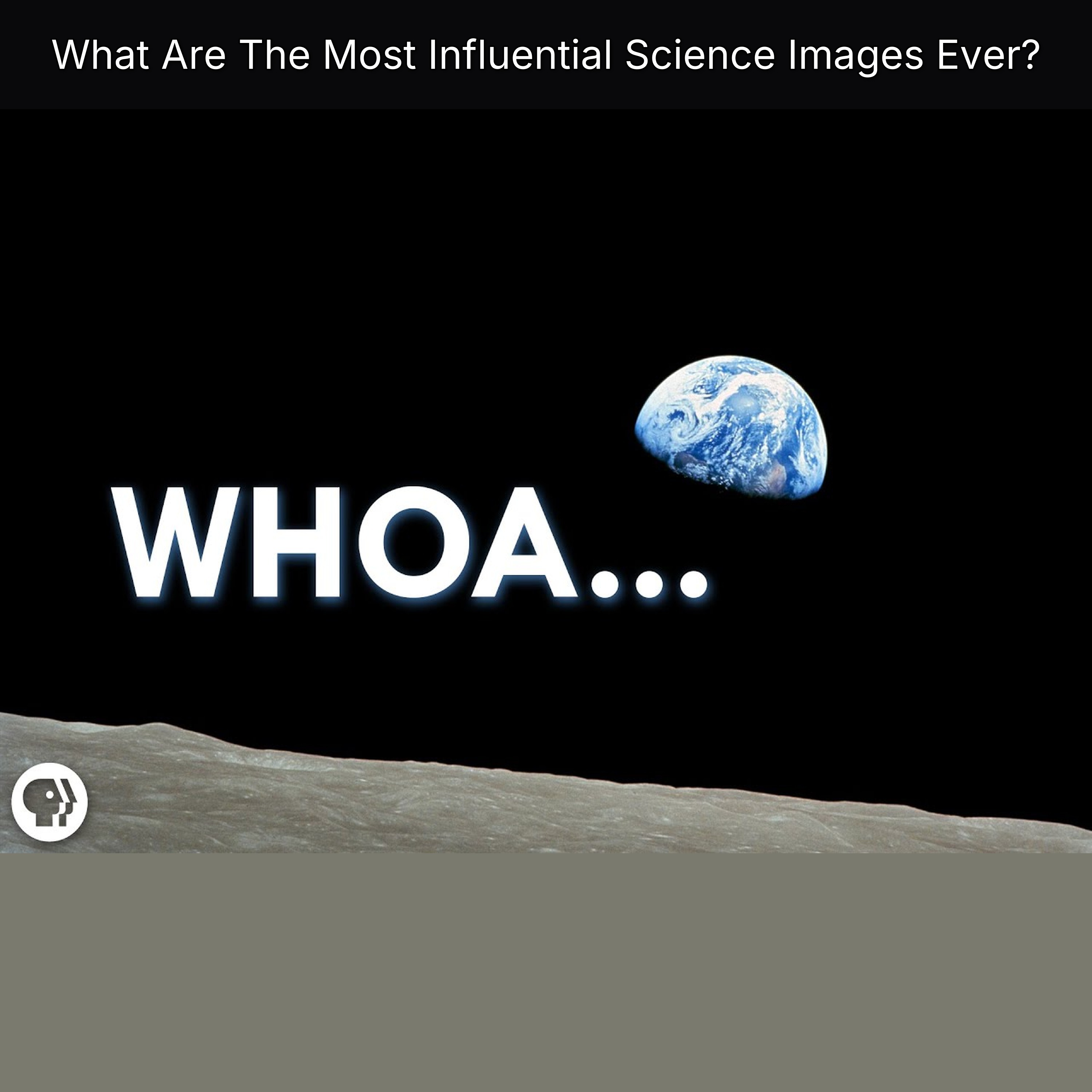What Are The Most Influential Science Images Ever? episode artwork