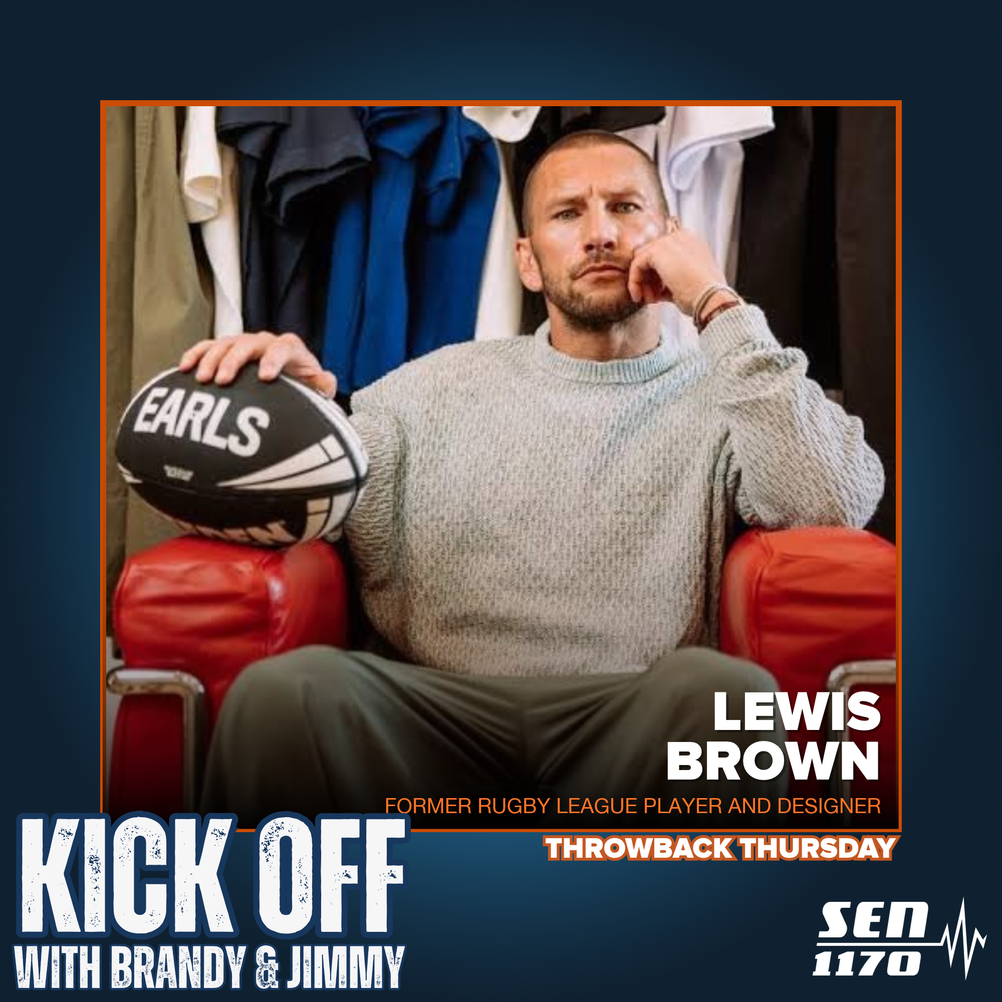 Throwback Thursday - Former rugby league player and EARLS founder Lewis Brown (22/10/26)