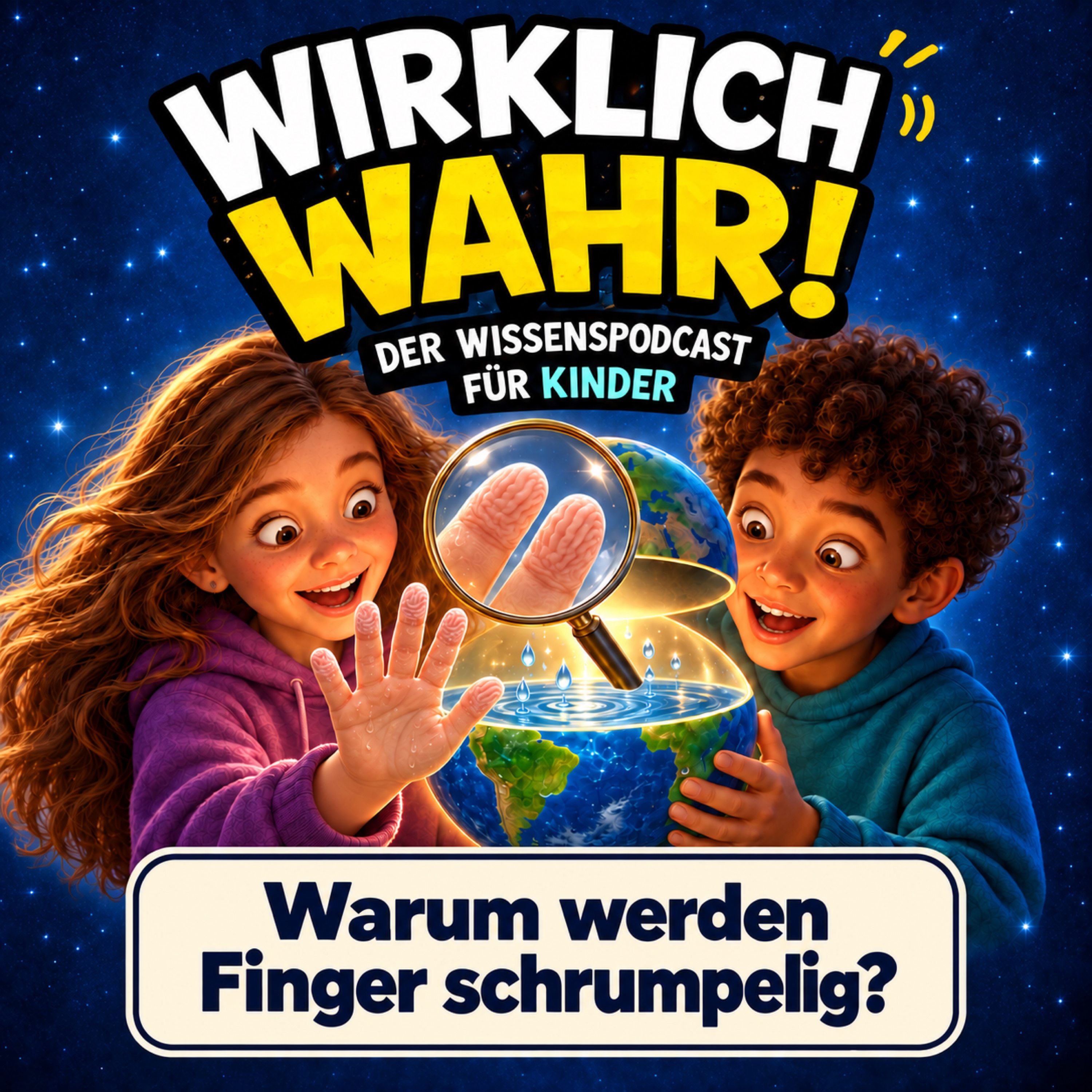 Cover: Wow! Warum werden deine Finger im Wasser schrumpelig?