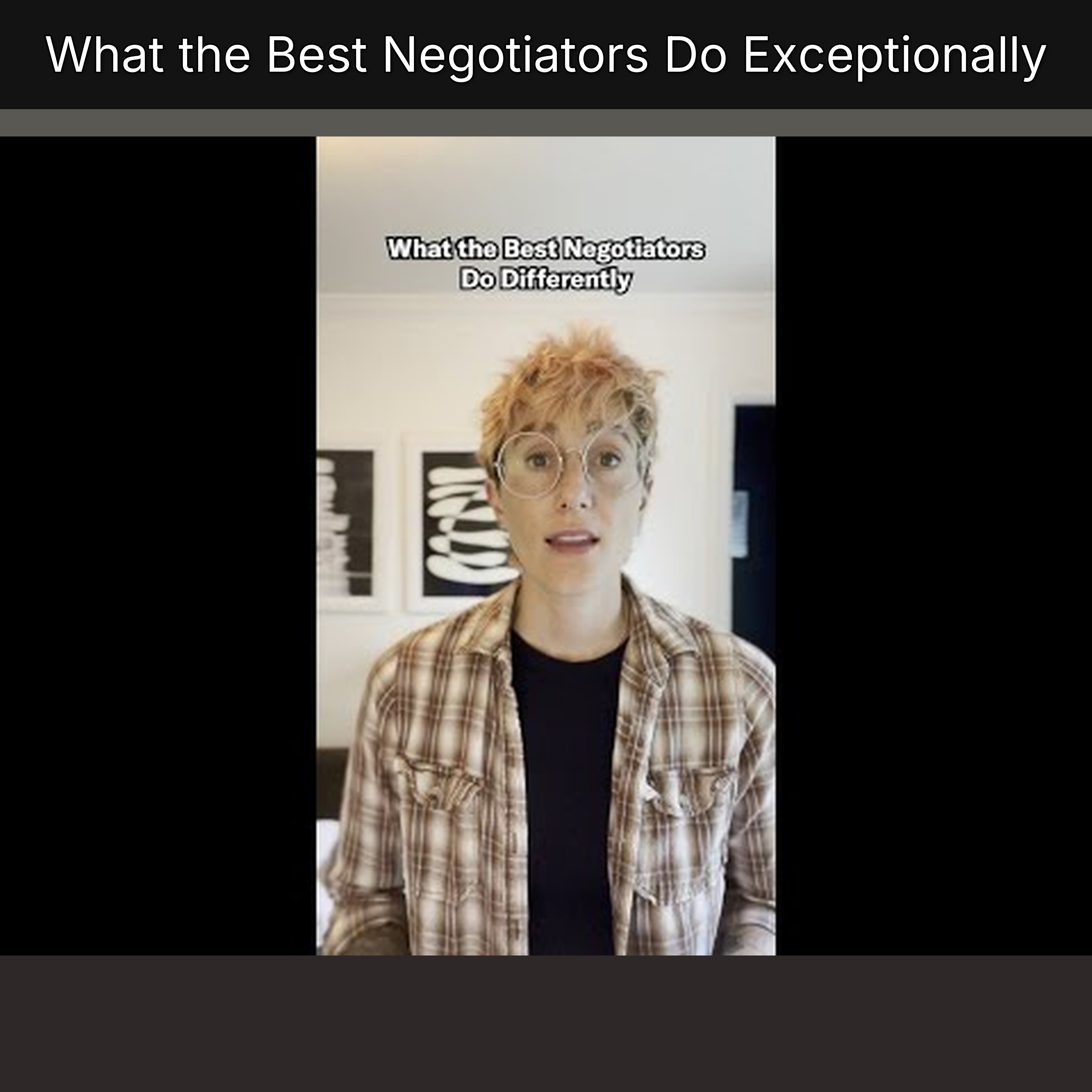 What the Best Negotiators Do Exceptionally episode artwork