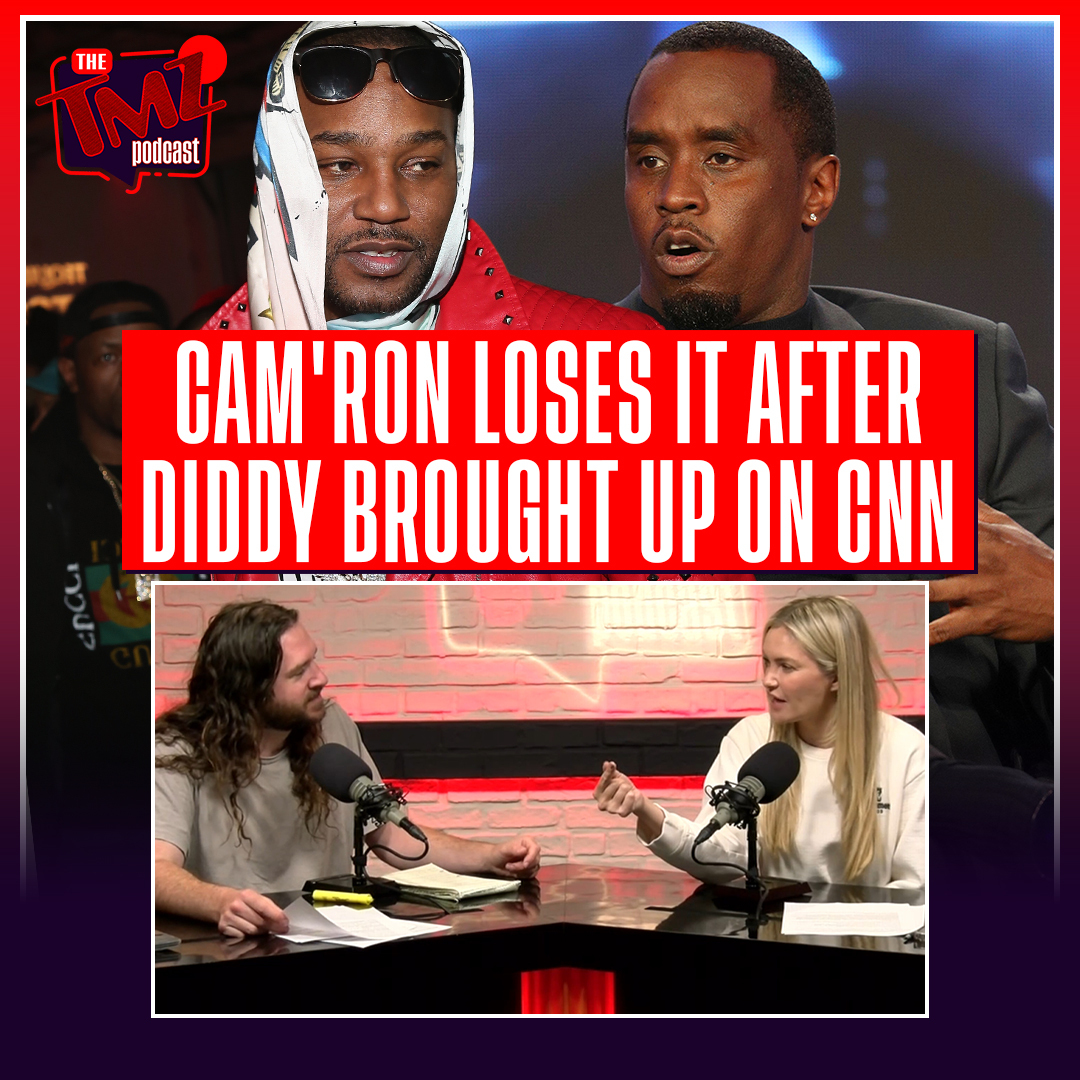 Cam'Ron LOSES IT When Asked About Diddy During CNN Interview