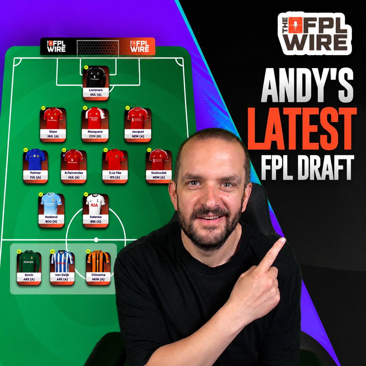 Andy LTFPL's latest Draft | The FPL Wire | Fantasy Premier League Tips 2026/27
