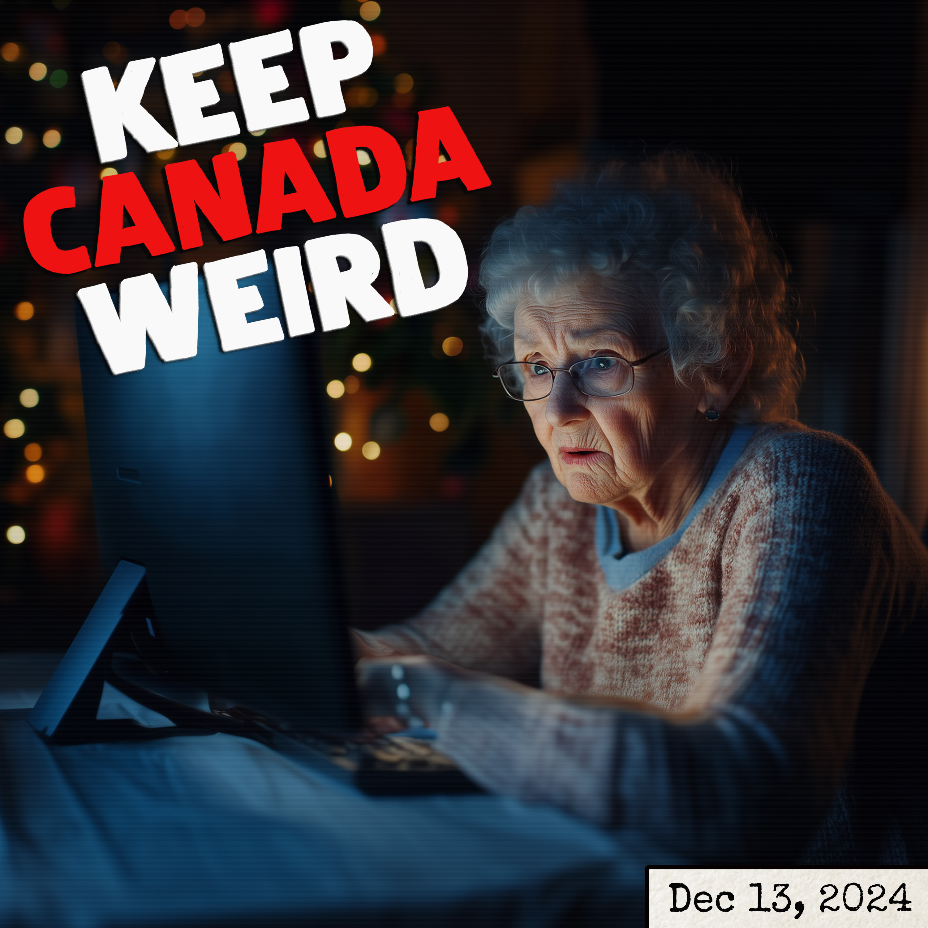 KEEP CANADA WEIRD - Dec 13 - a rabbit, a waterslide, and two misbehaving seniors