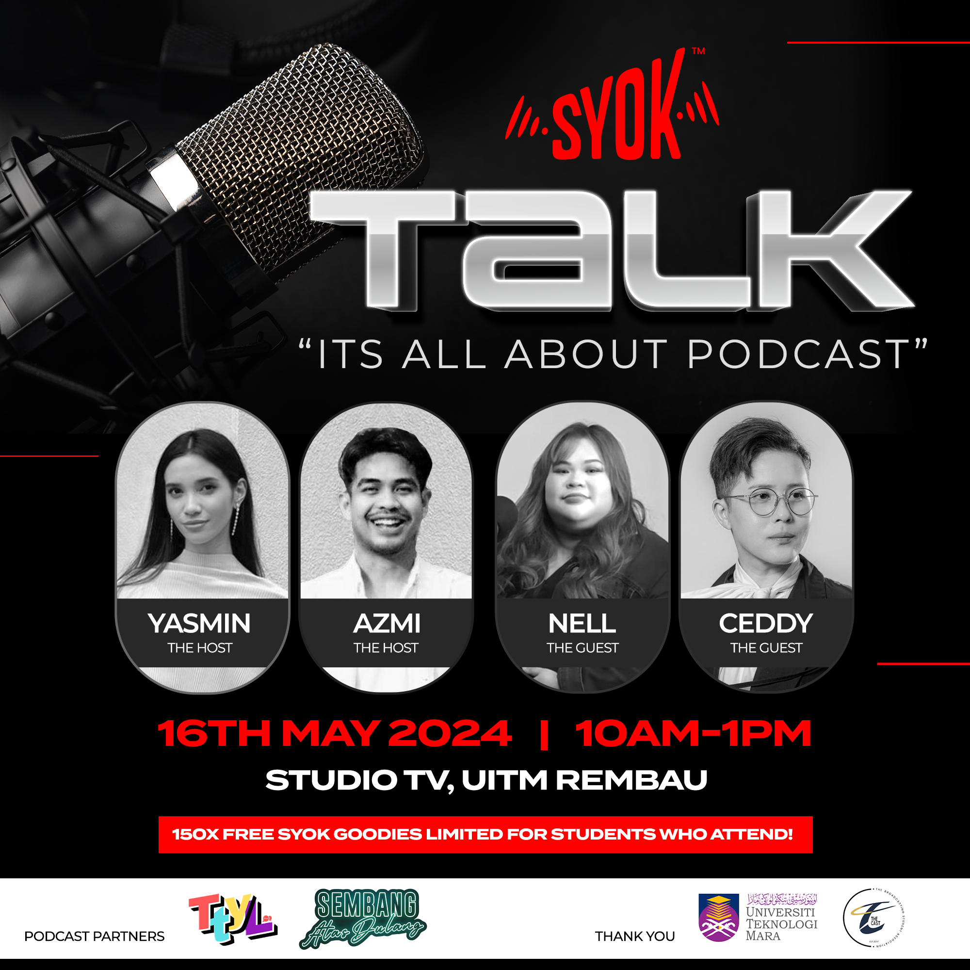 POV Of A Podcaster | SYOK Talk EP1 (UiTM Rembau)