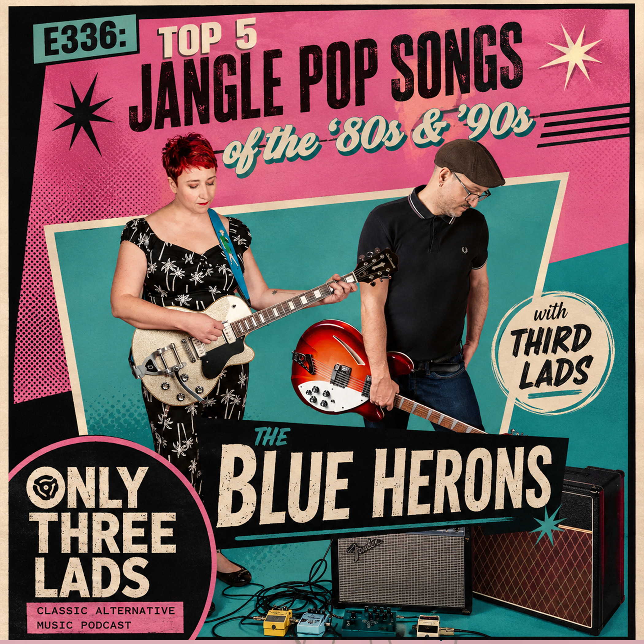E336 - The Blue Herons - Top 5 Jangle Pop Songs of the '80s & '90s episode artwork
