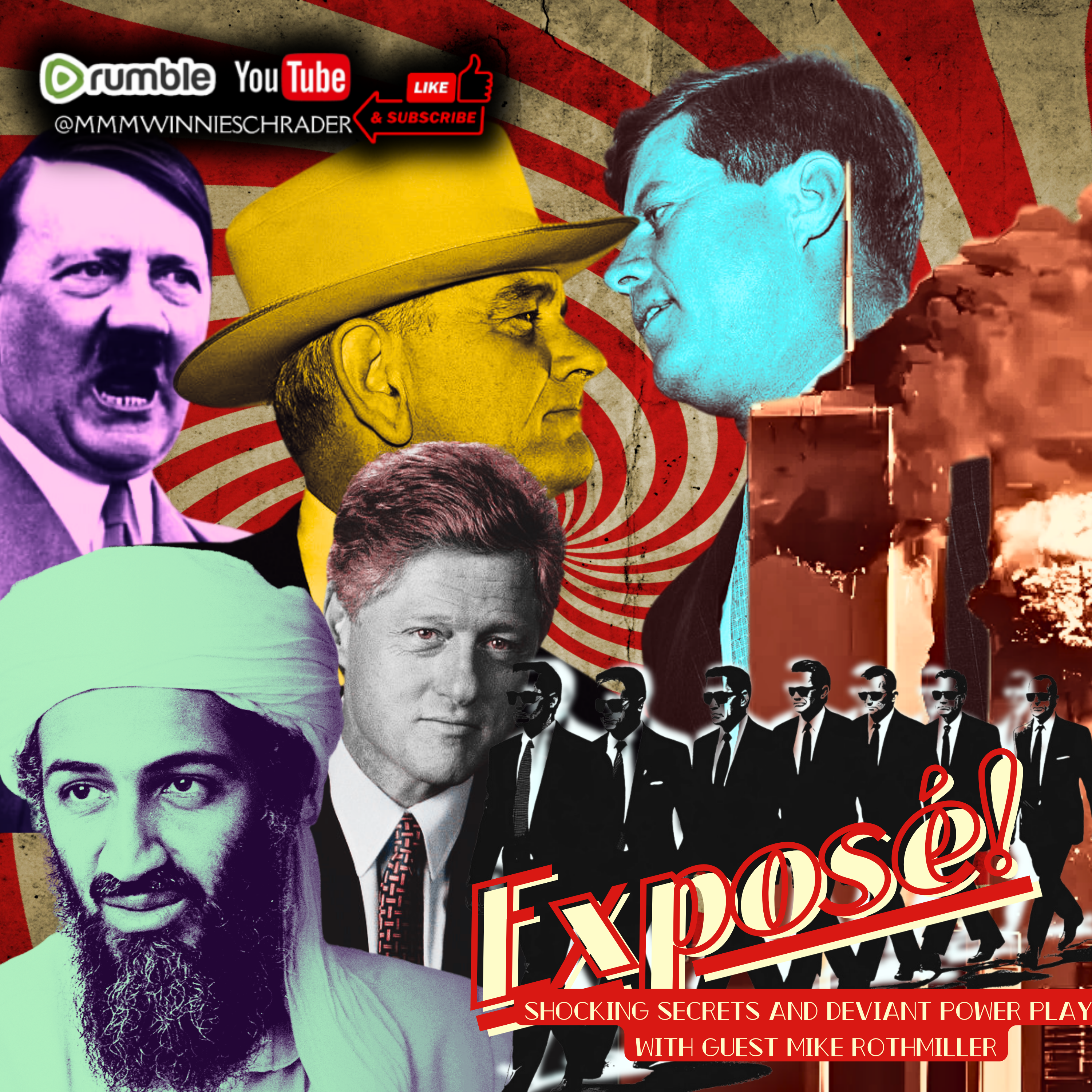 Exposé! Shocking Secrets and Deviant Power Plays with guest Mike Rothmiller - Mysteries, Mayhem & Merlot