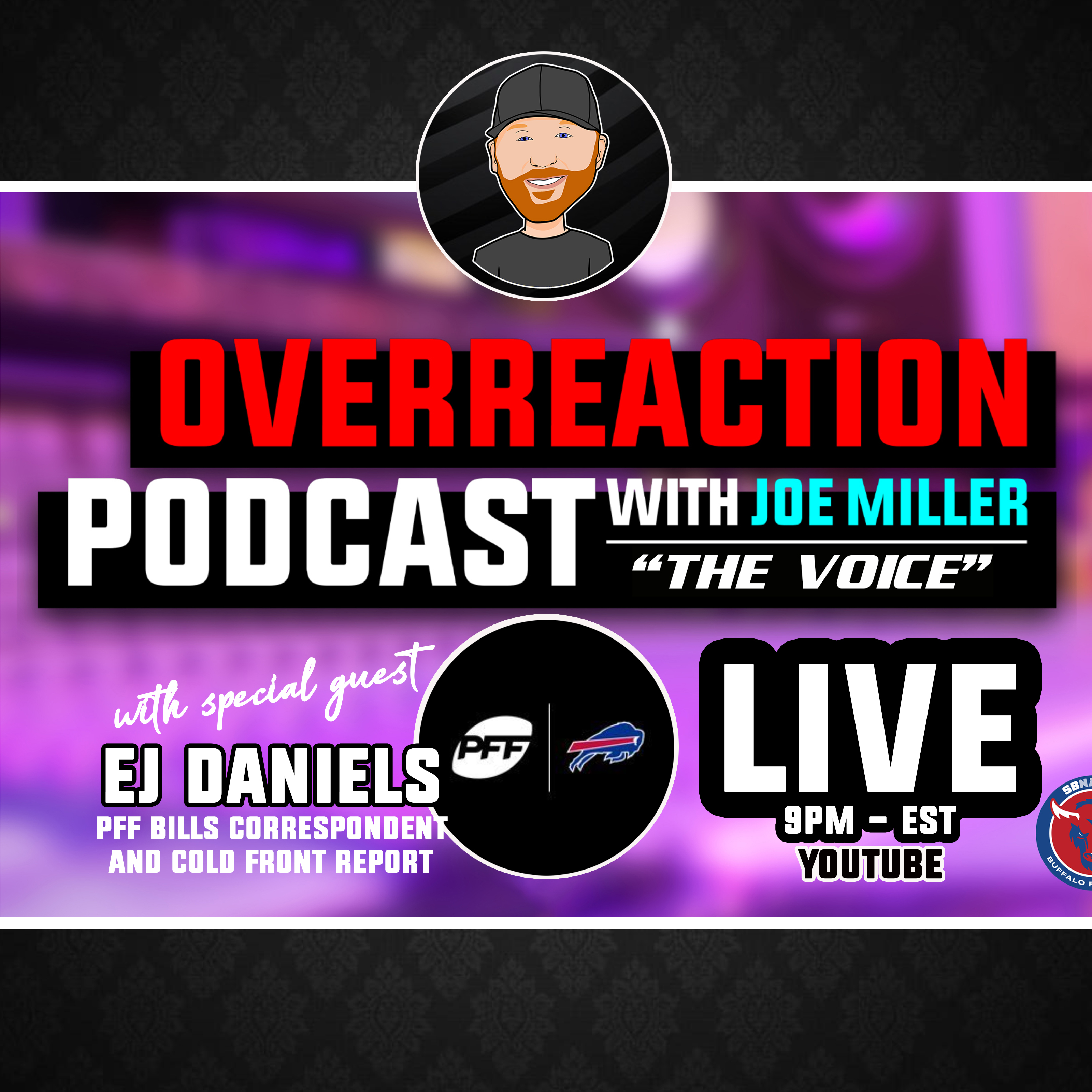 Overreaction Podcast | PFF_BILLS Guest EJ Daniels | AFC East Breakdowns