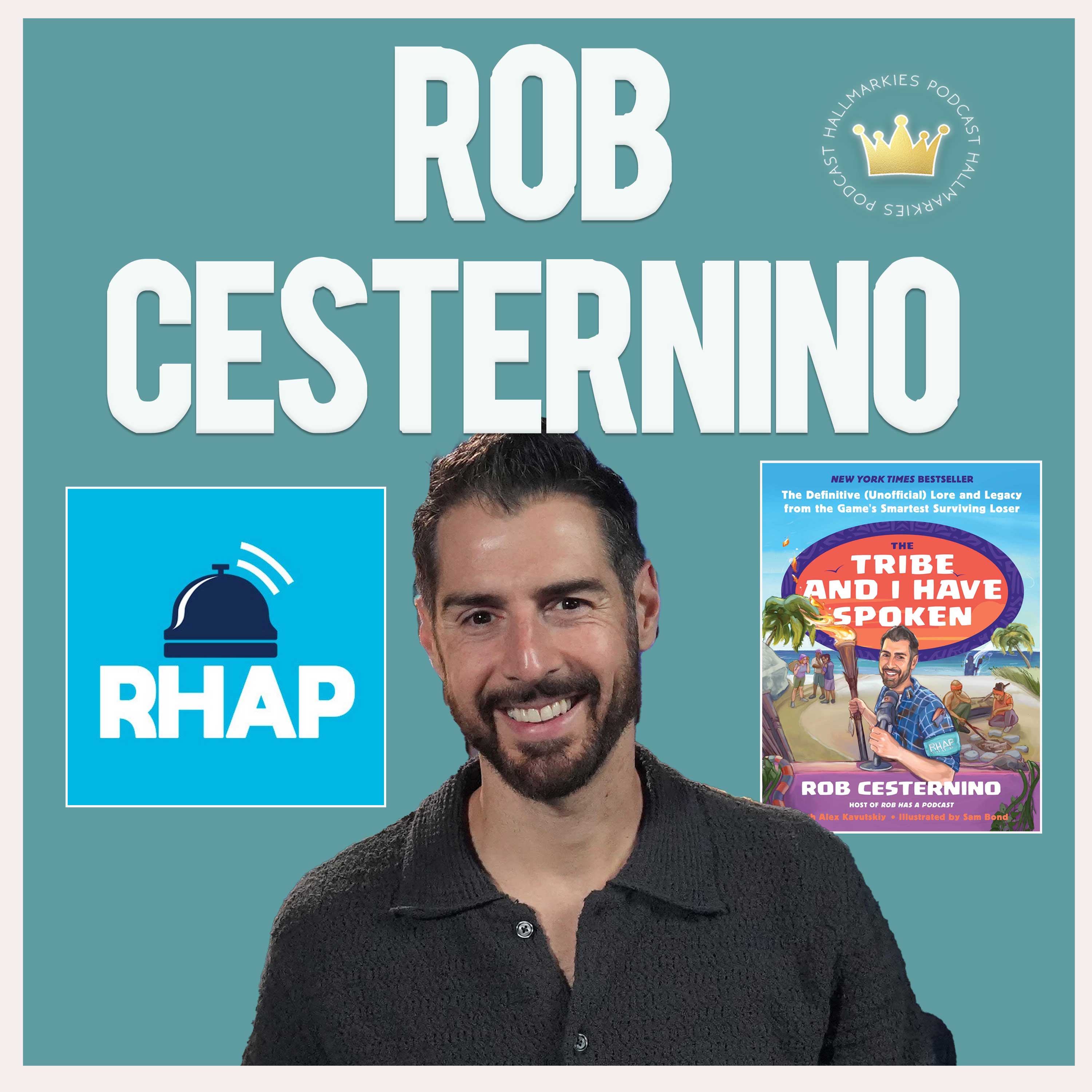 Survivor All-Star, RHAP Podcast host, author Rob Cesternino talks to Hallmarkies podcast (interview) episode artwork