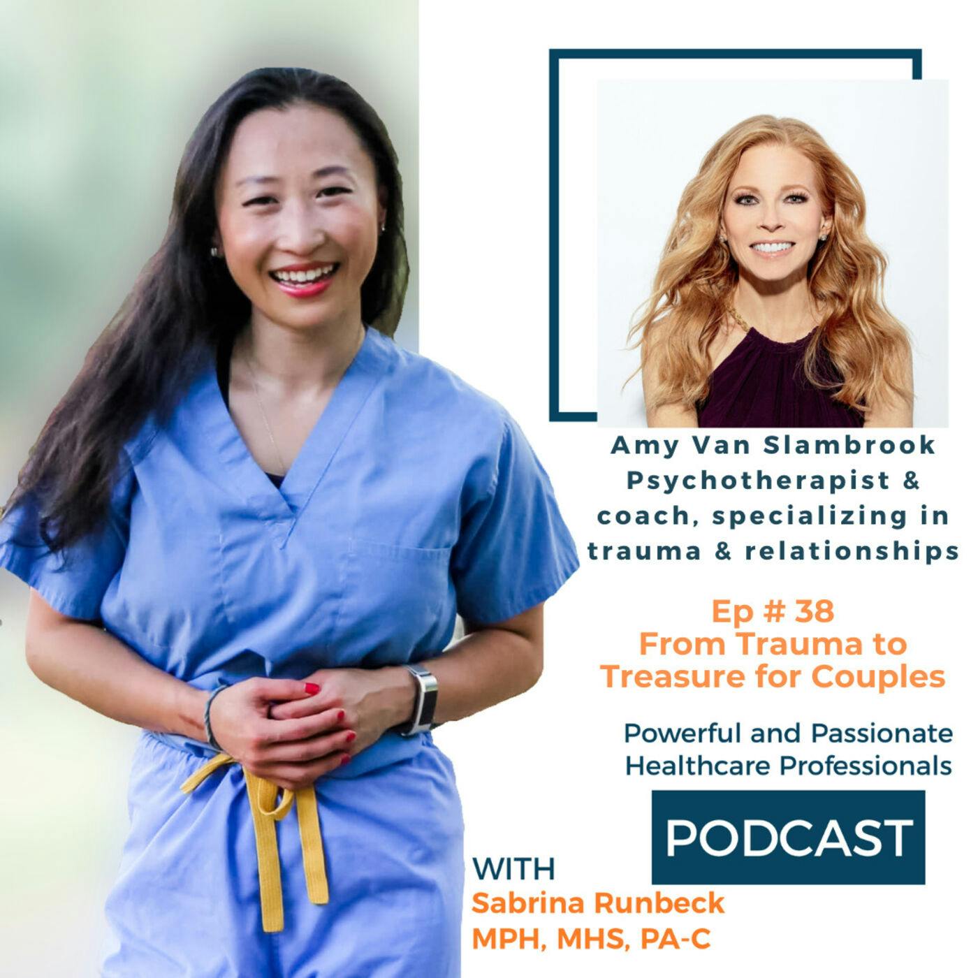 Ep 38 – From Trauma to Treasure for Couples with Amy Van Slambrook